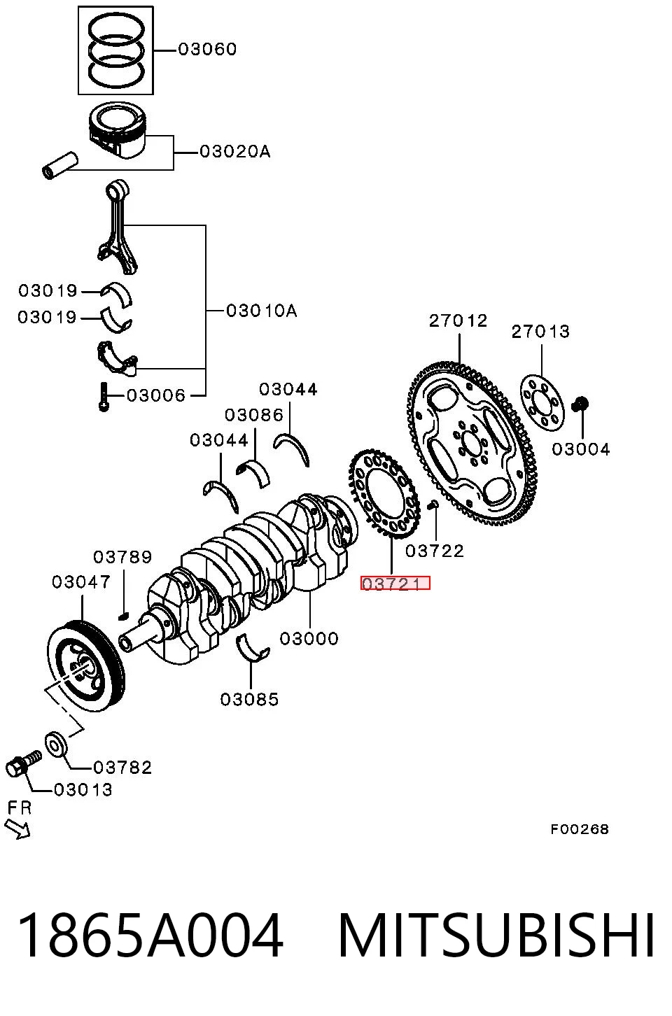 1865A004 Mitsubishi