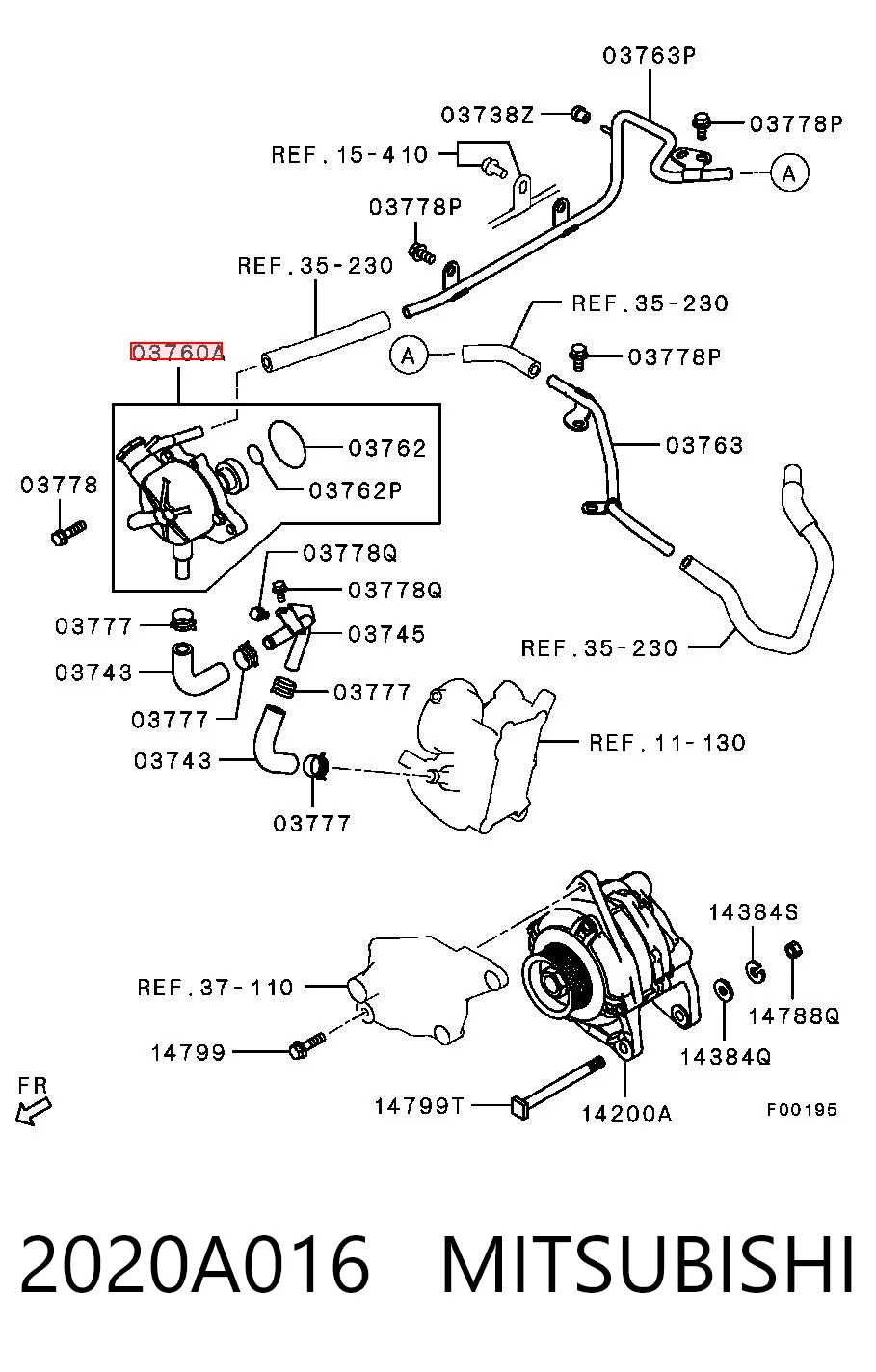 2020A016 Mitsubishi Bomba a vácuo
