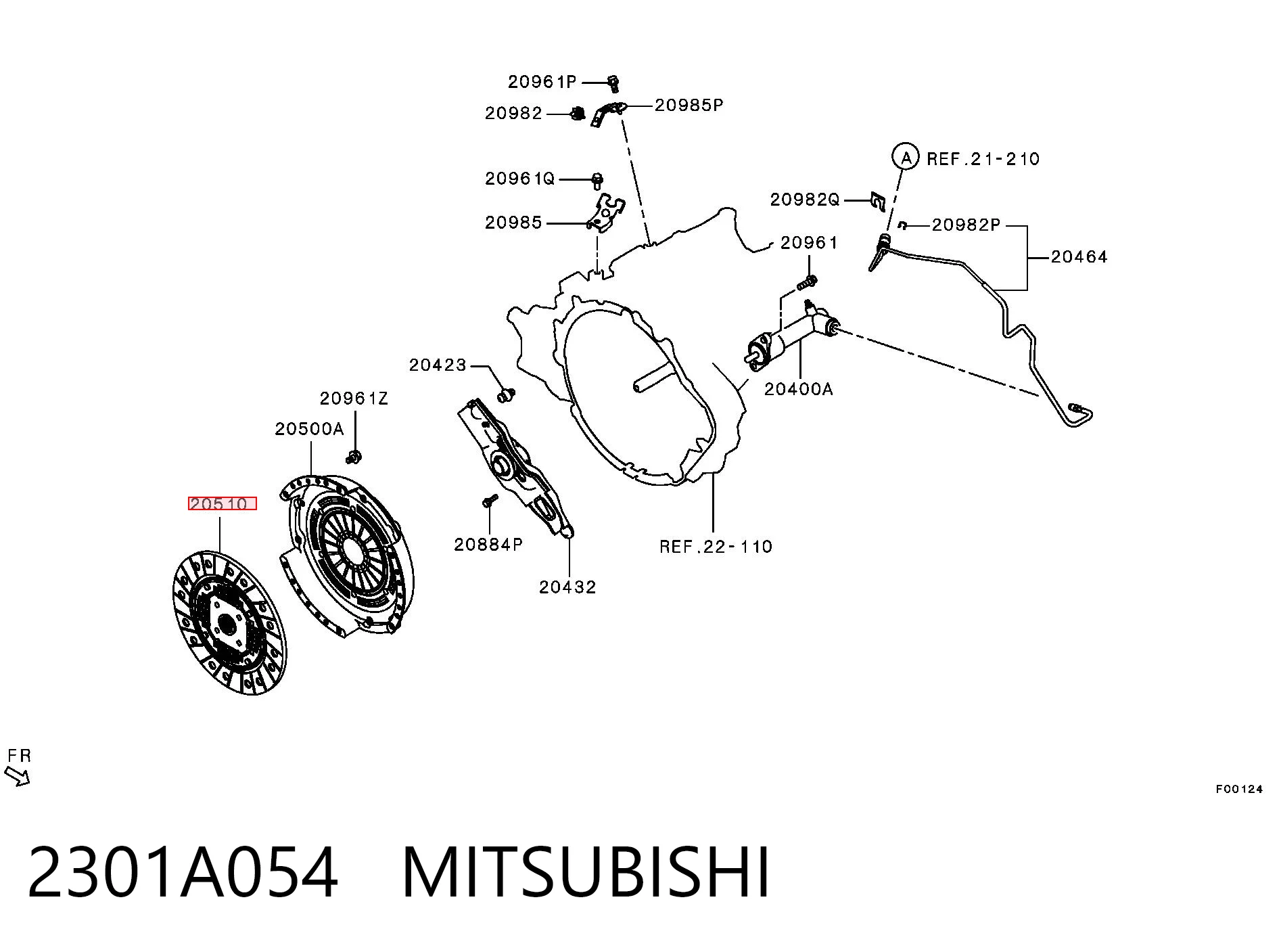 2301A054 Mitsubishi