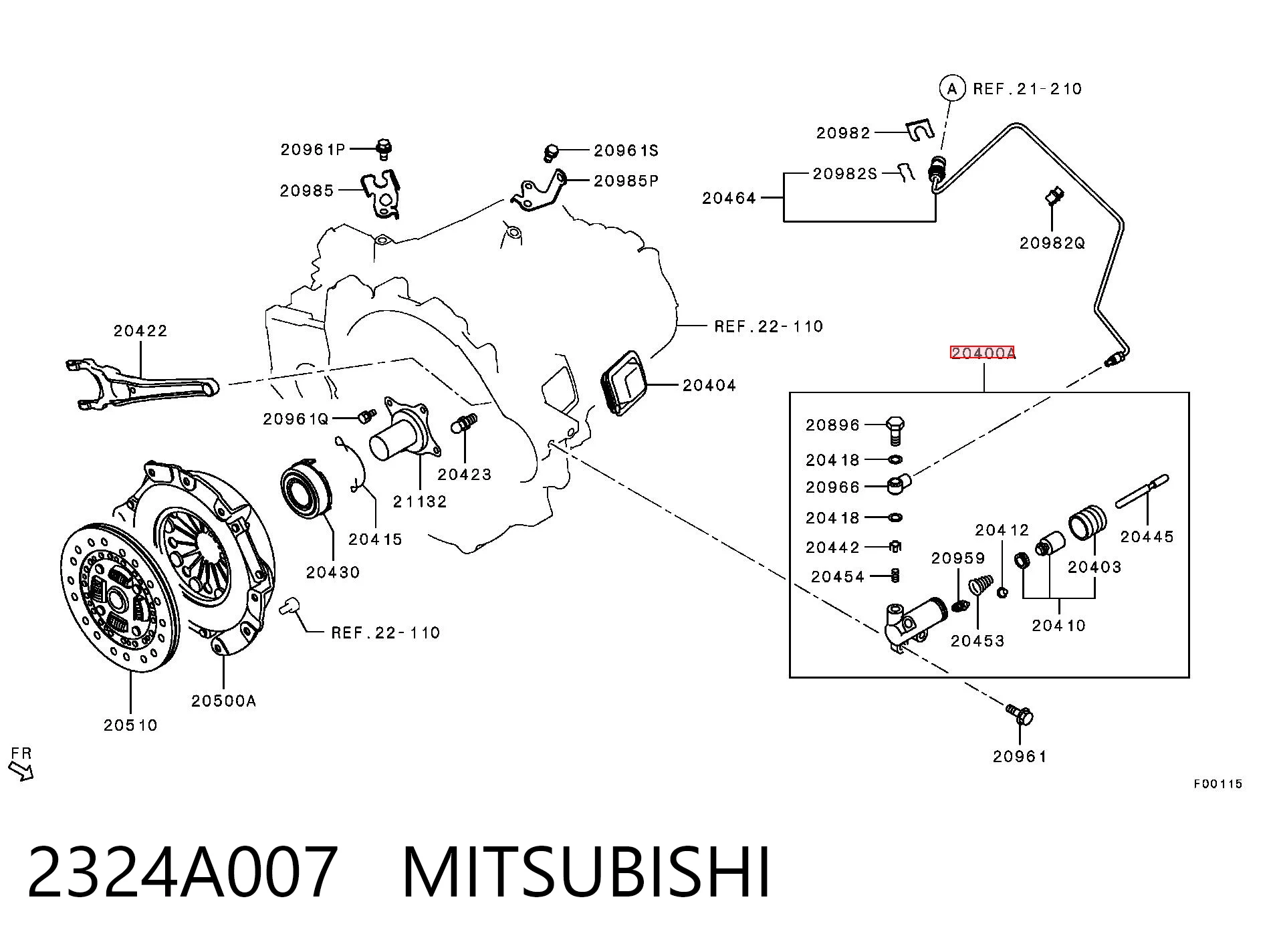2324A007 Mitsubishi