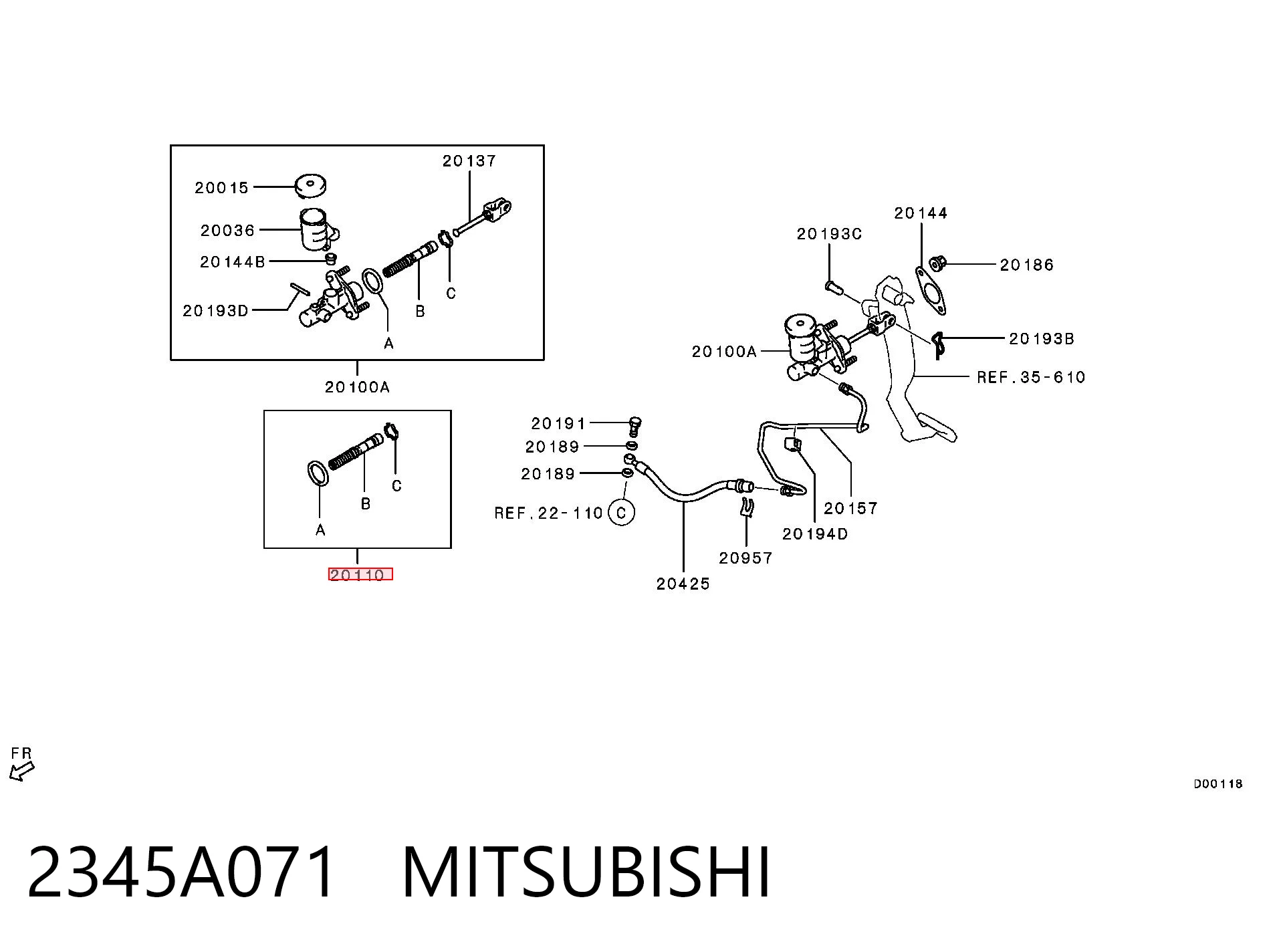 2345A071 Mitsubishi