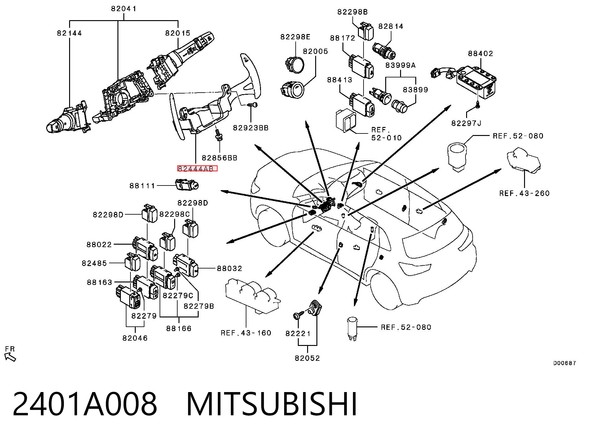 2401A008 Mitsubishi