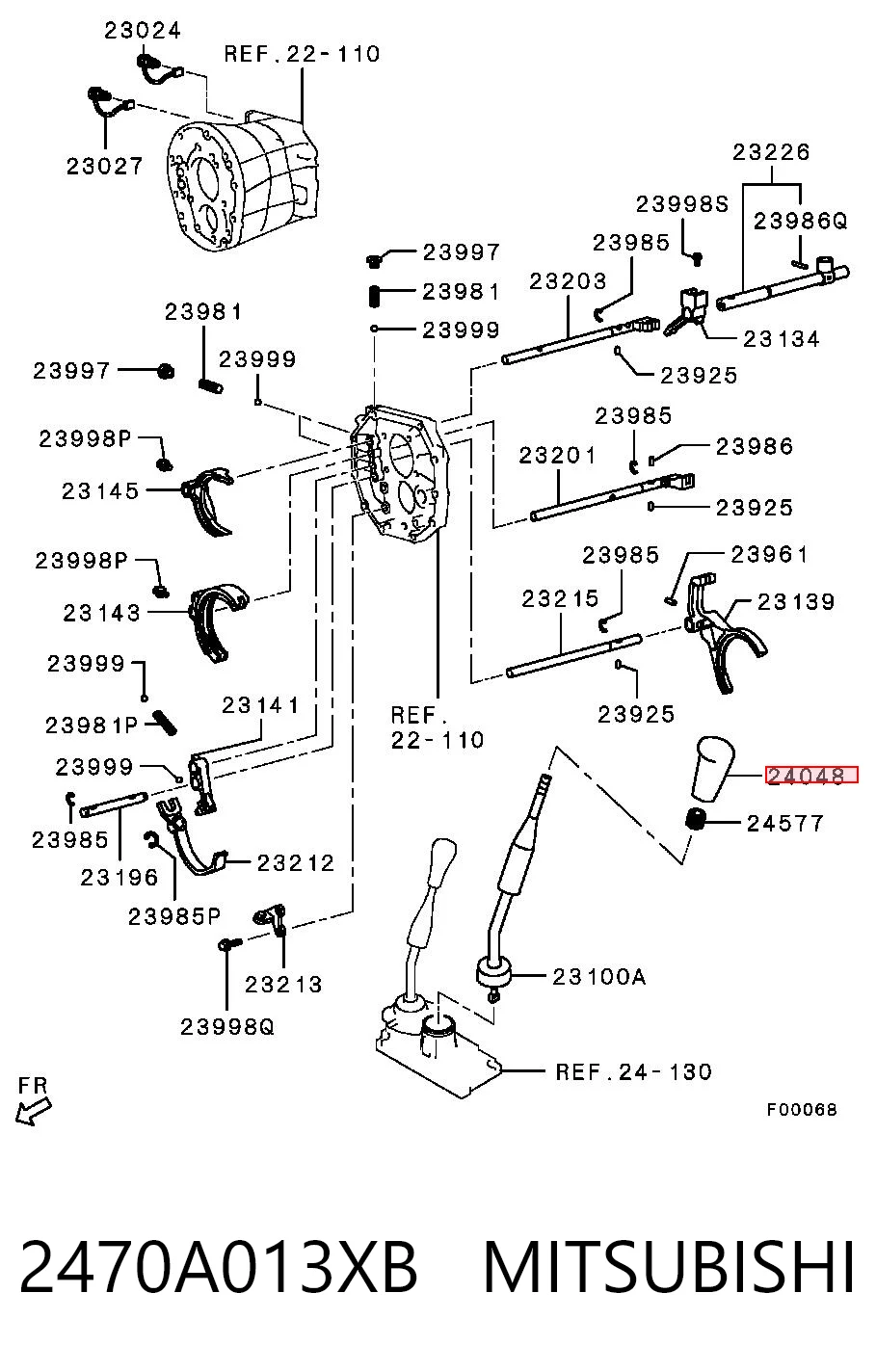 2470A013XB Mitsubishi