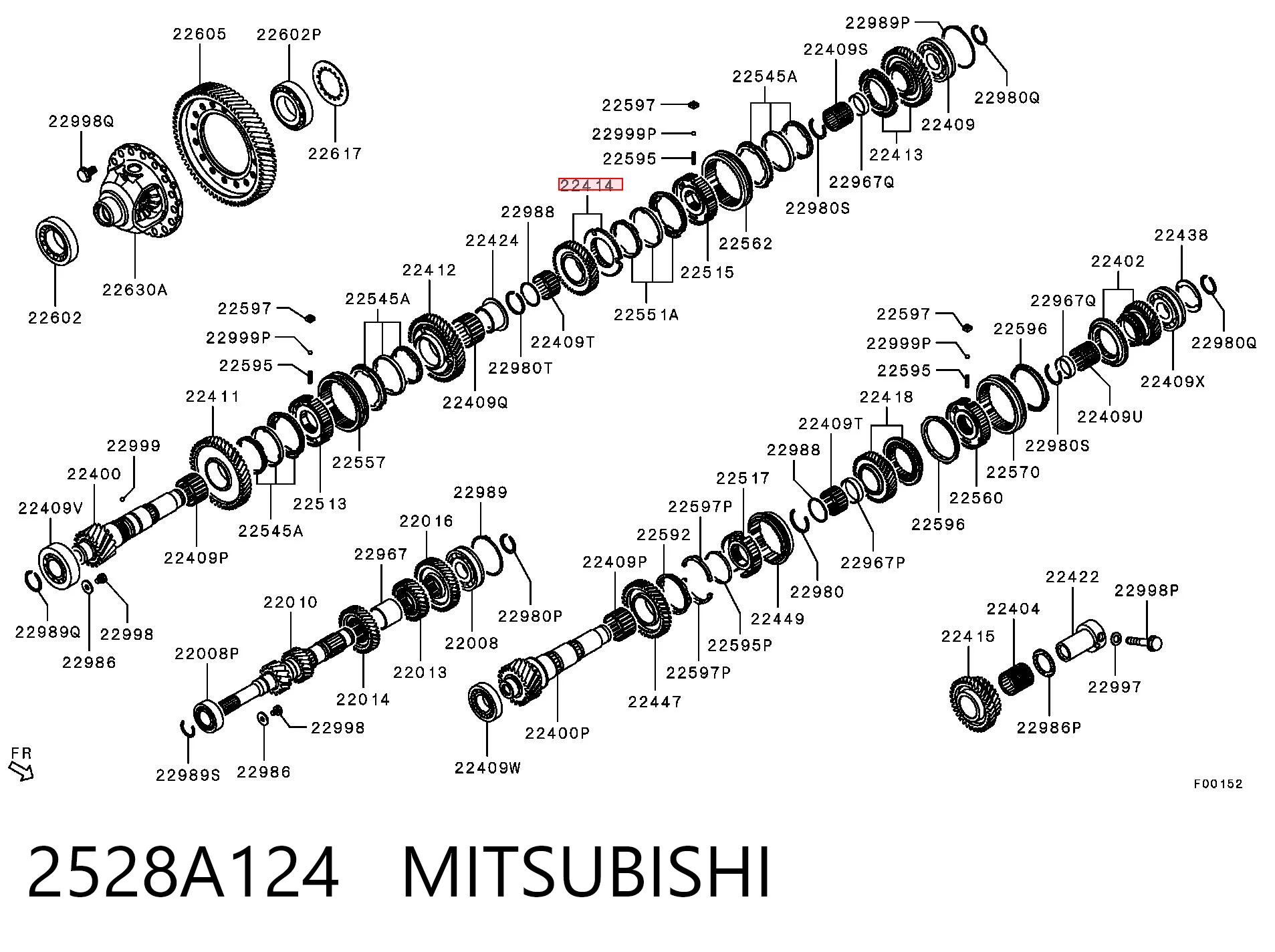 2528A124 Mitsubishi