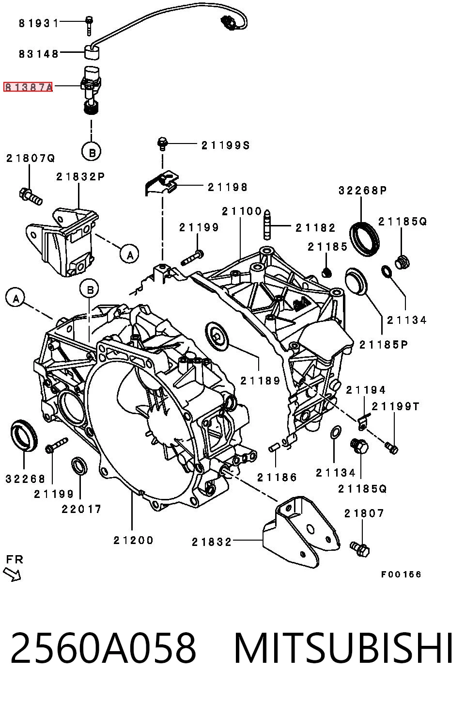 2560A058 Mitsubishi