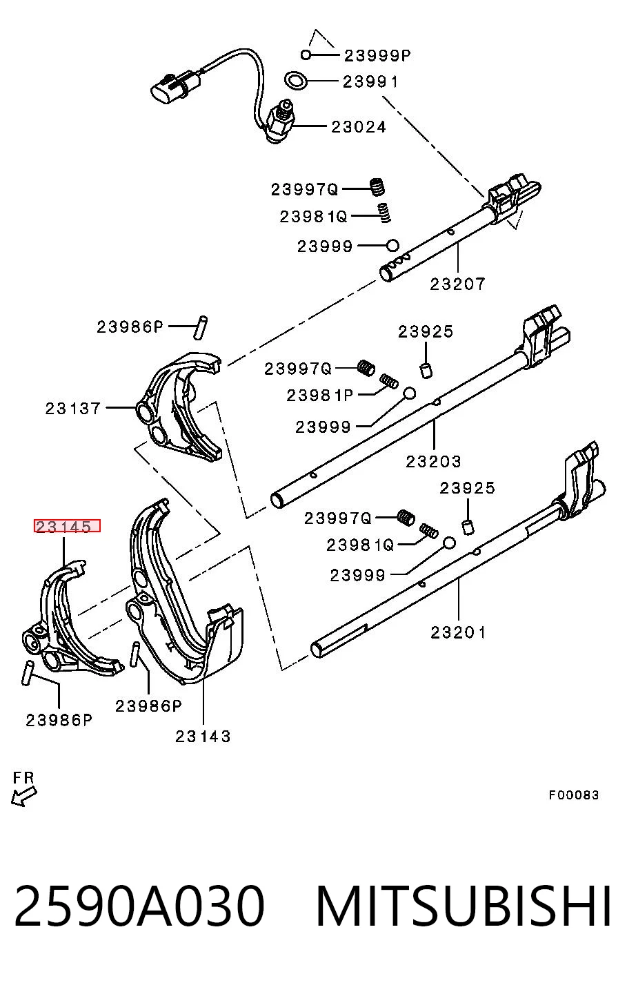 2590A030 Mitsubishi