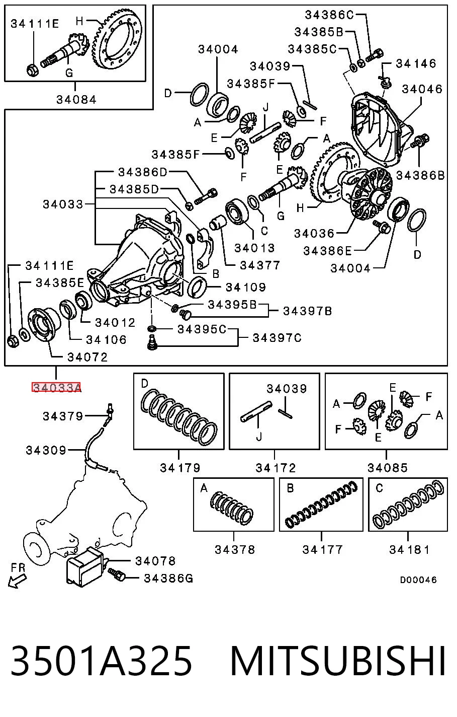 3501A325 Mitsubishi