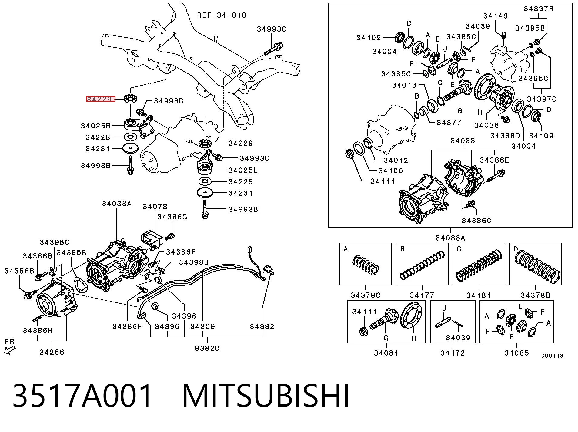 3517A001 Mitsubishi