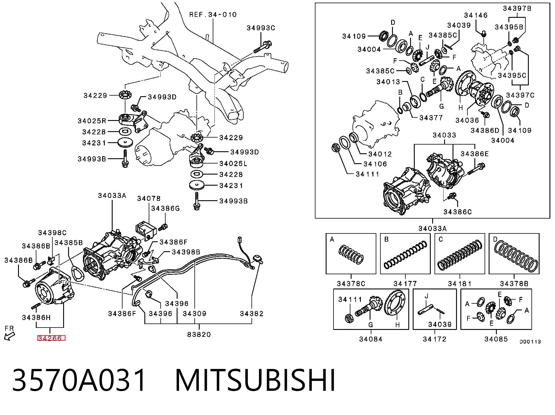 3570A031 Mitsubishi