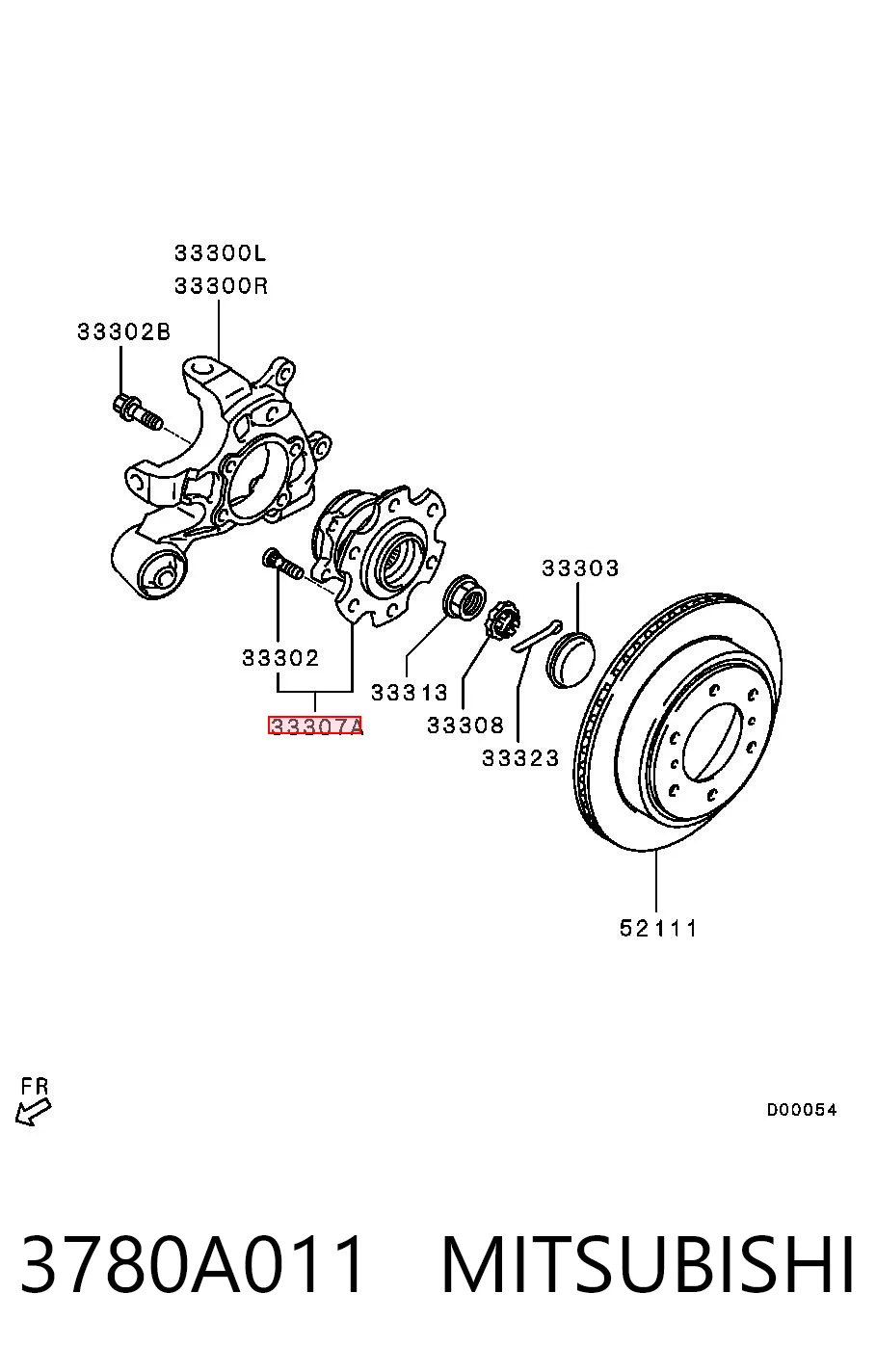 3780A011 Mitsubishi