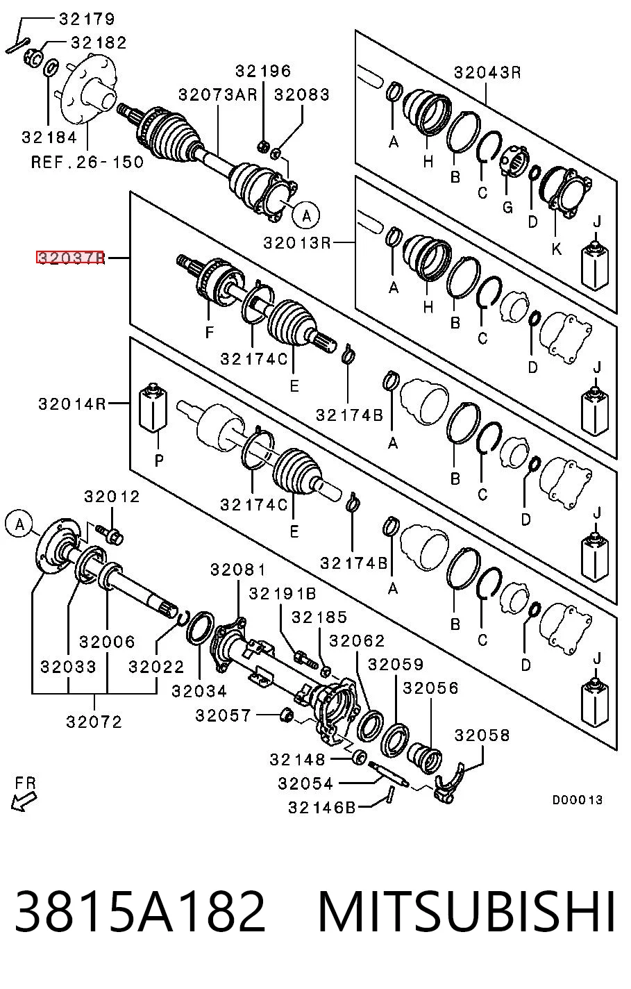 3815A182 Mitsubishi