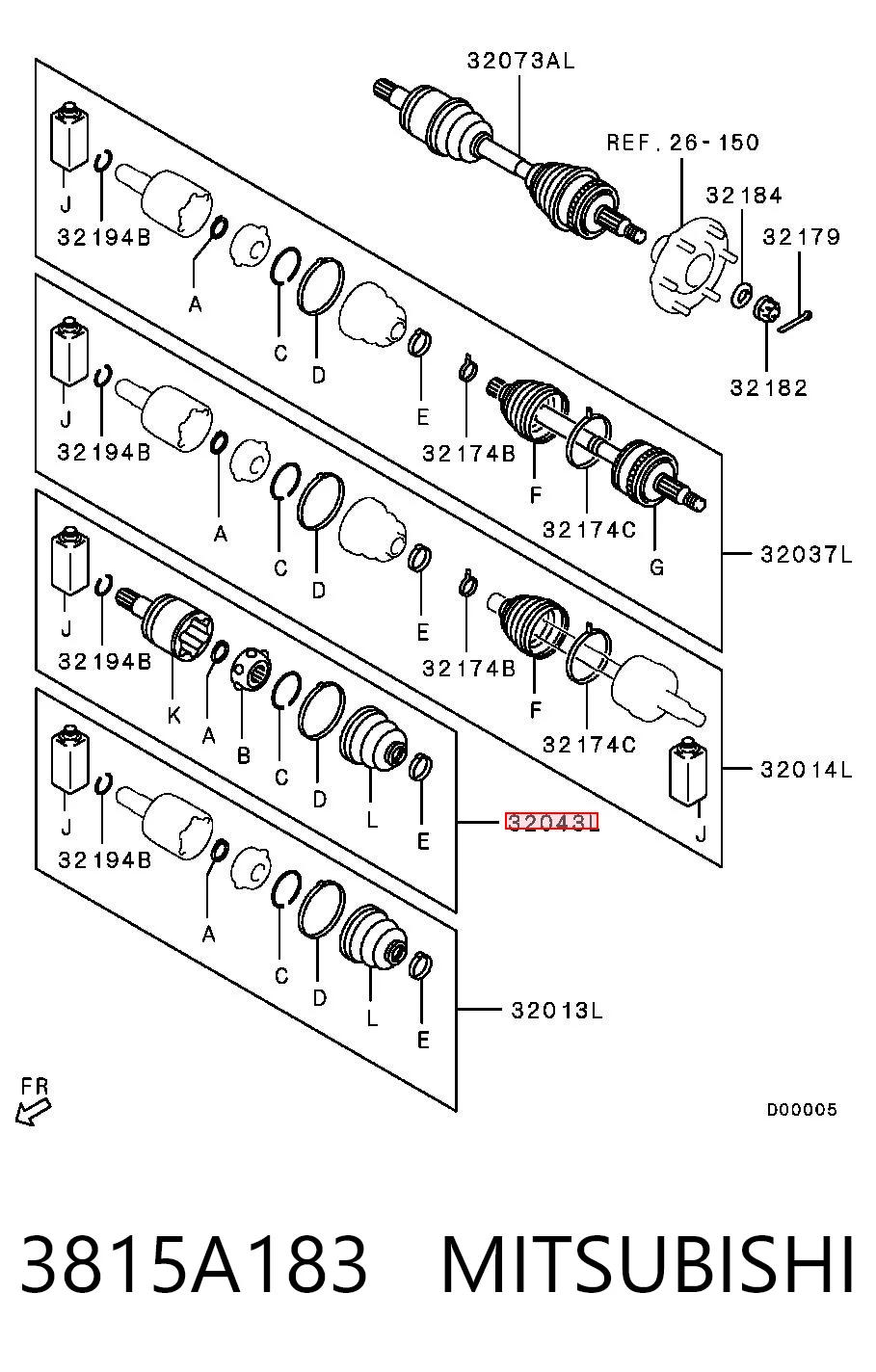 3815A183 Mitsubishi