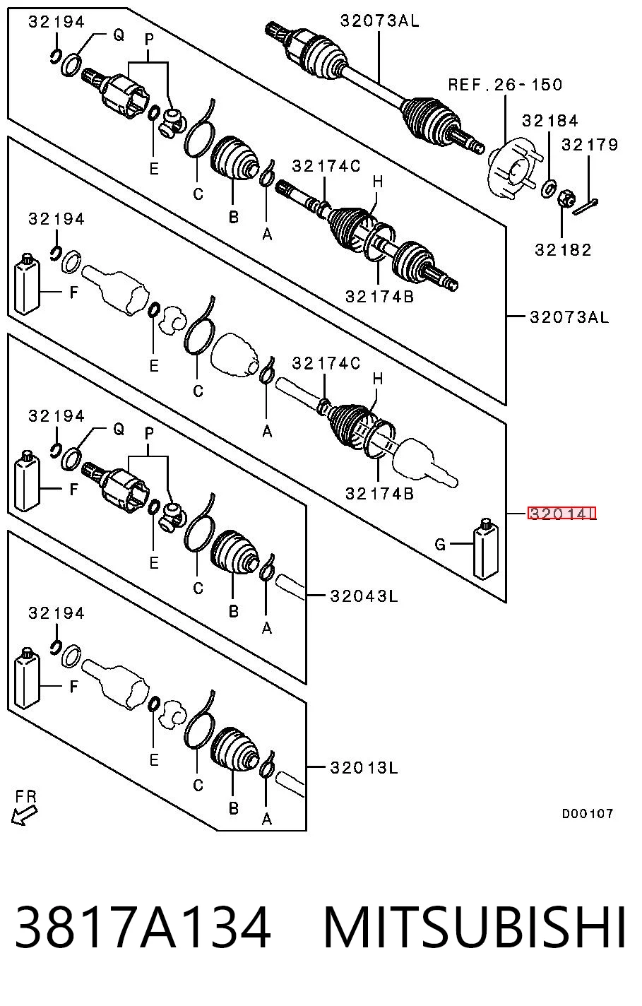 Bota de proteção externa de junta homocinética do semieixo dianteiro Chrysler 3817A137 preço, a partir de 14,23 USD