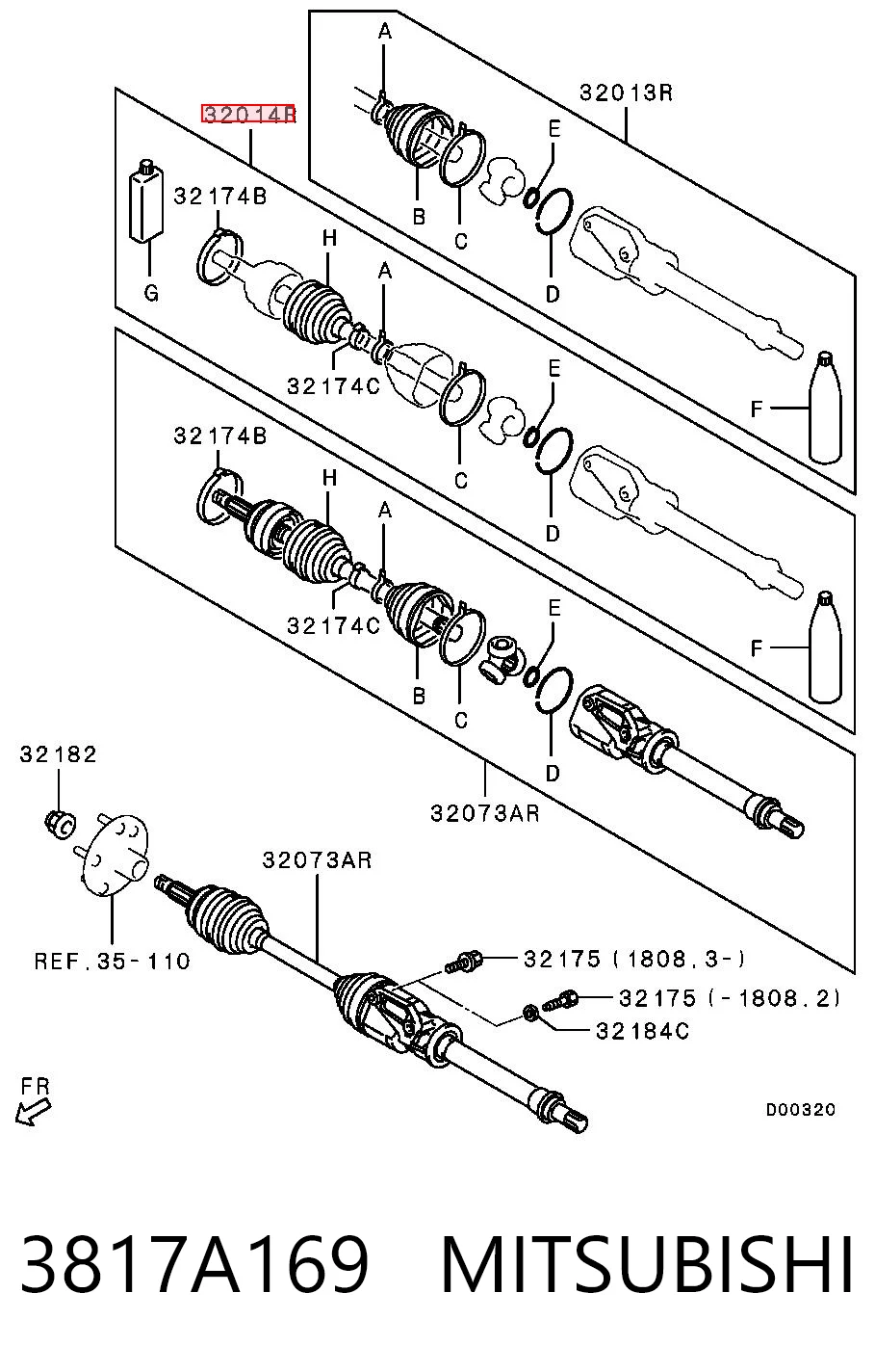3817A169 Mitsubishi