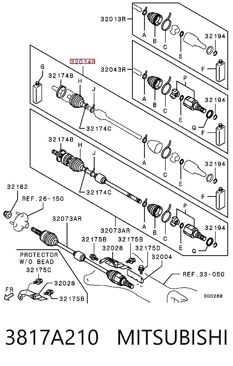 3817A210 Mitsubishi