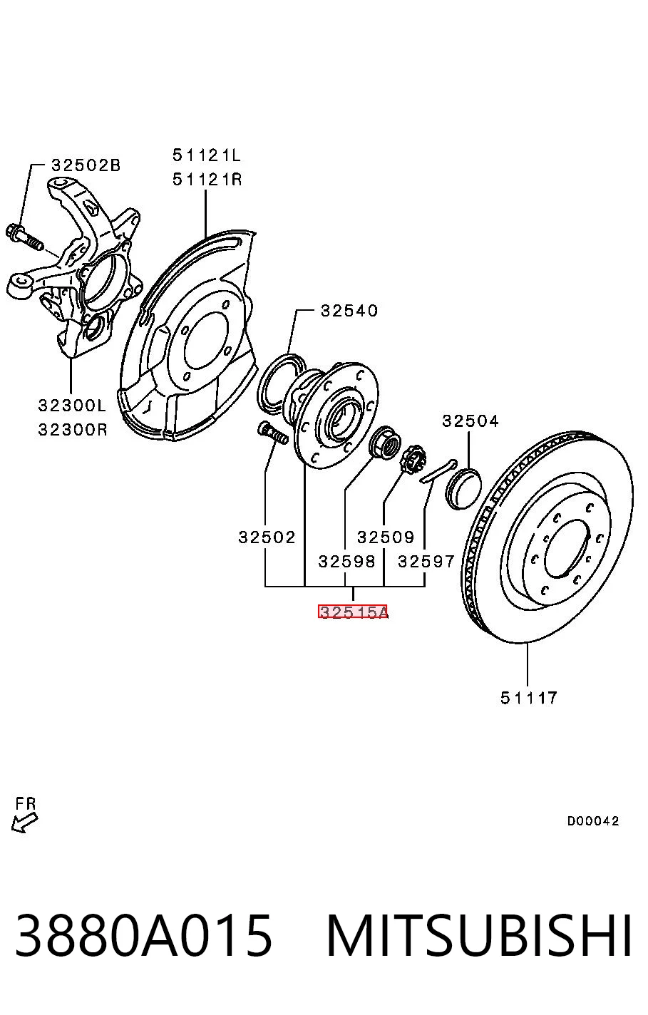 3880A015 Mitsubishi