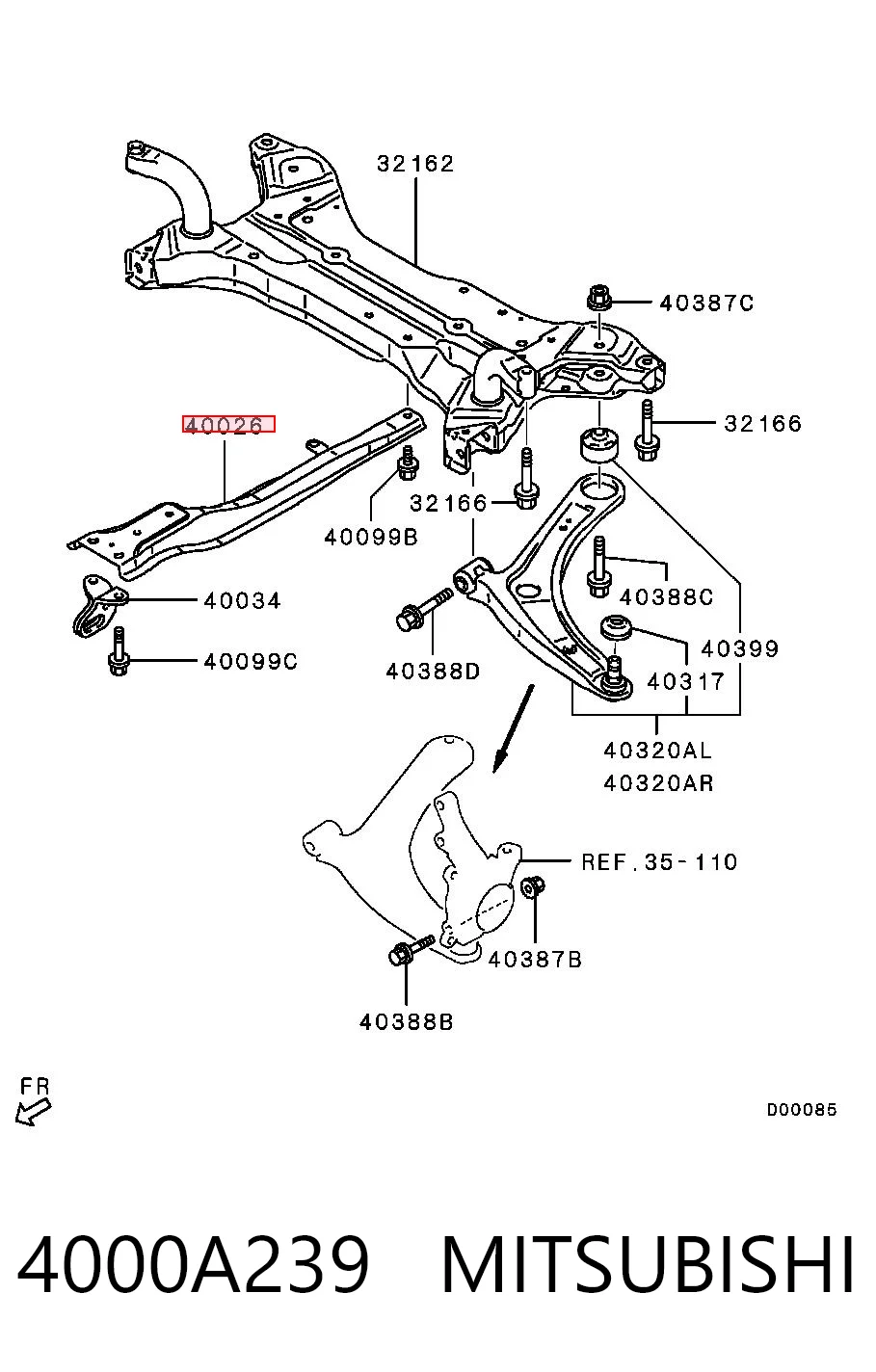 4000A239 Mitsubishi