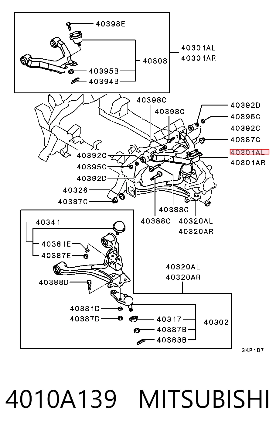 4010A139 Mitsubishi