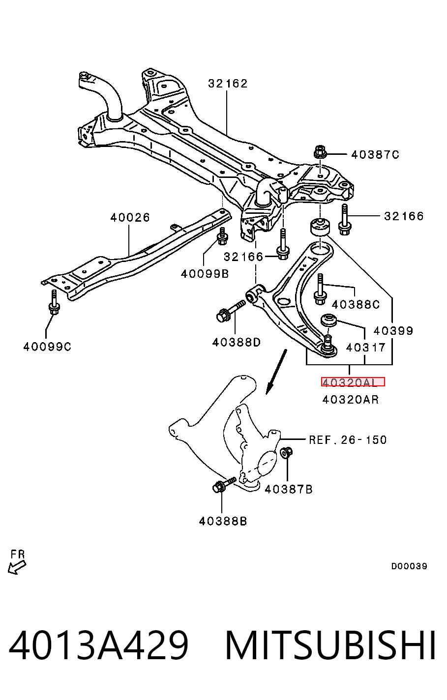 4013A429 Mitsubishi