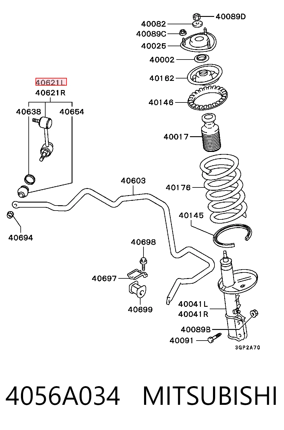 4056A034 Mitsubishi