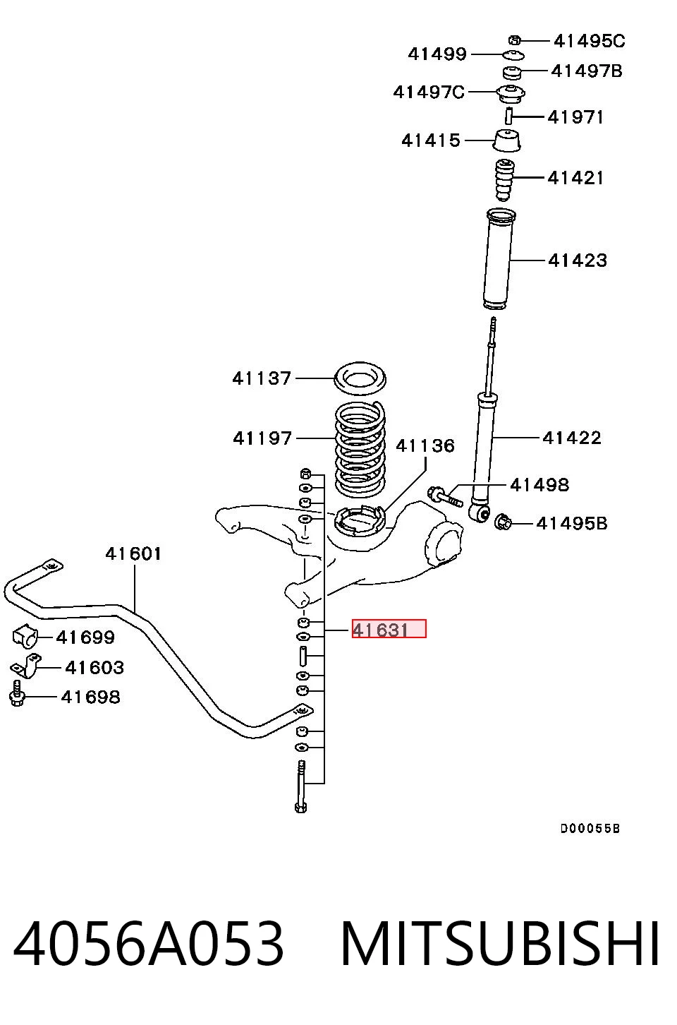 4056A053 Mitsubishi