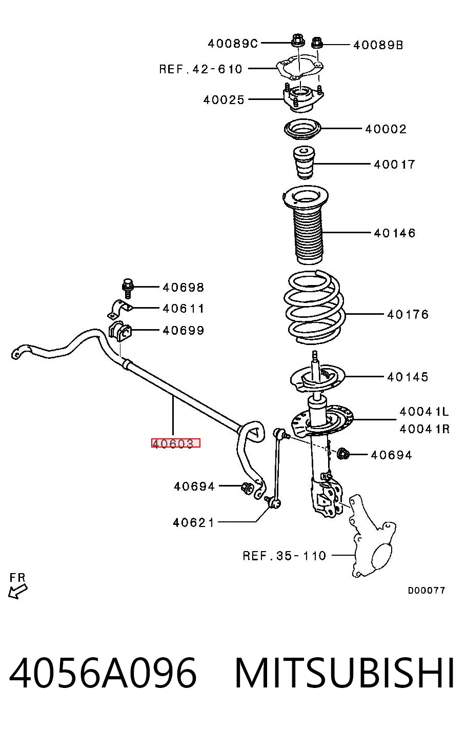 4056A096 Mitsubishi