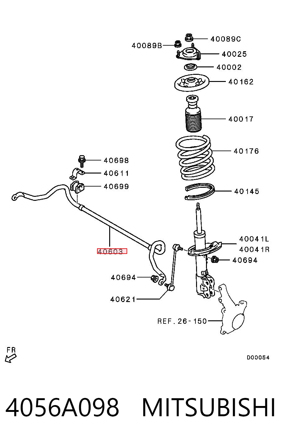 4056A098 Mitsubishi