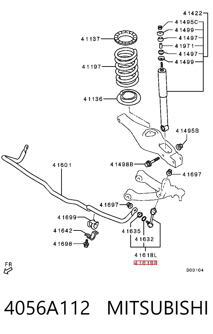 4056A112 Mitsubishi