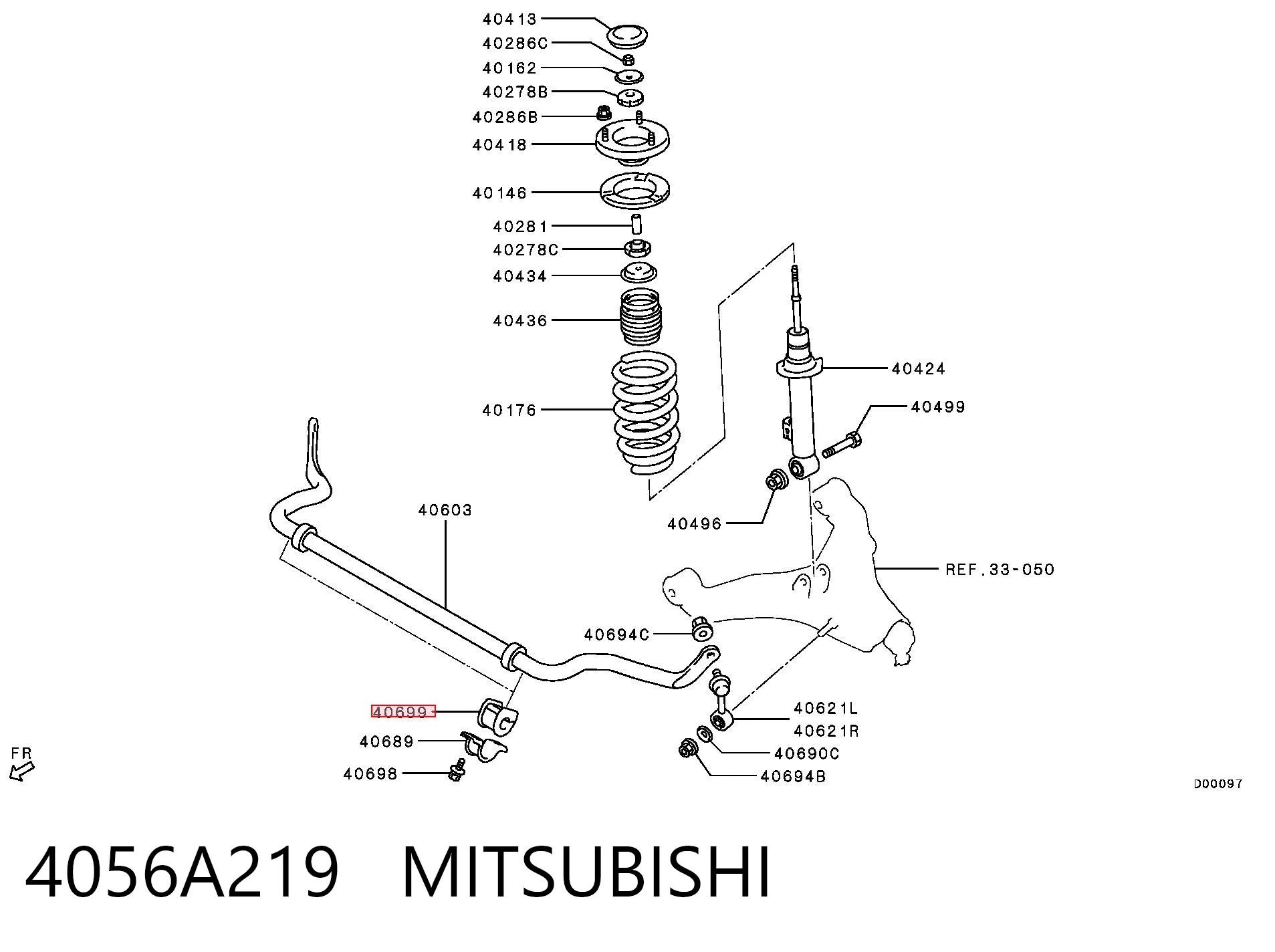 4056A219 Mitsubishi