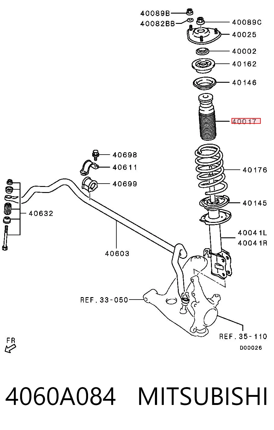 4060A084 Mitsubishi