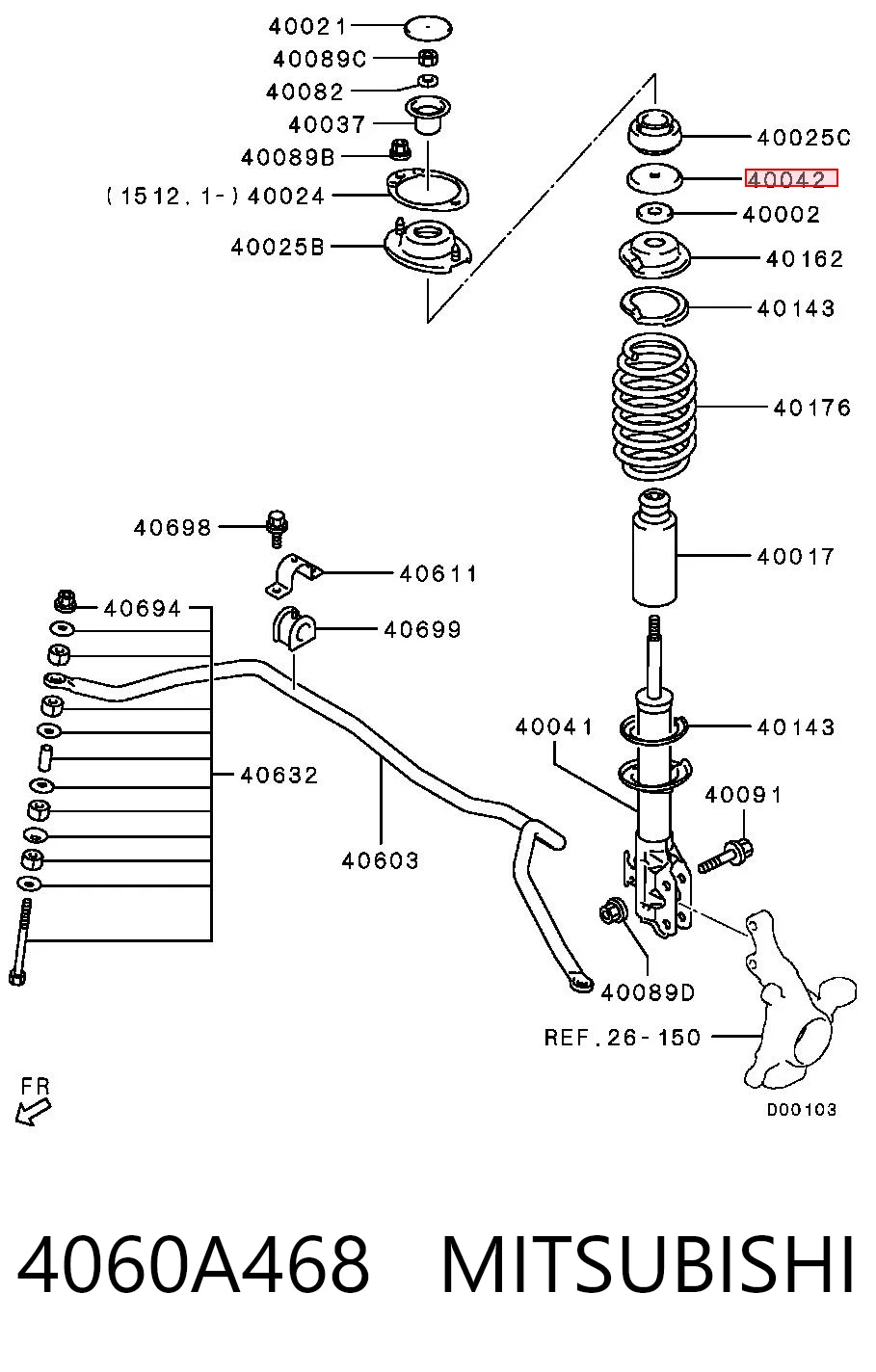 4060A468 Mitsubishi