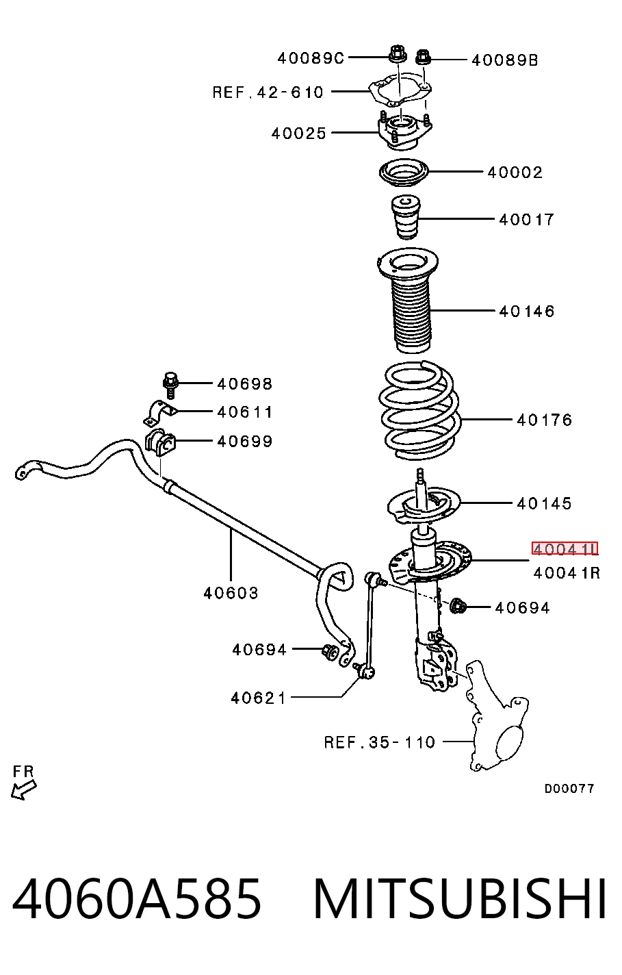 4060A585 Mitsubishi