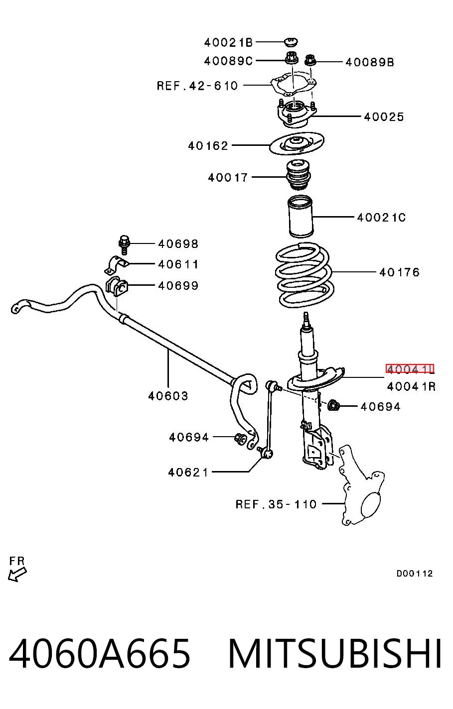 4060A665 Mitsubishi