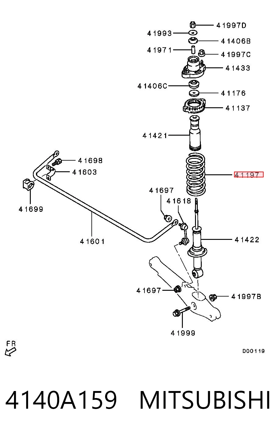 4140A159 Mitsubishi