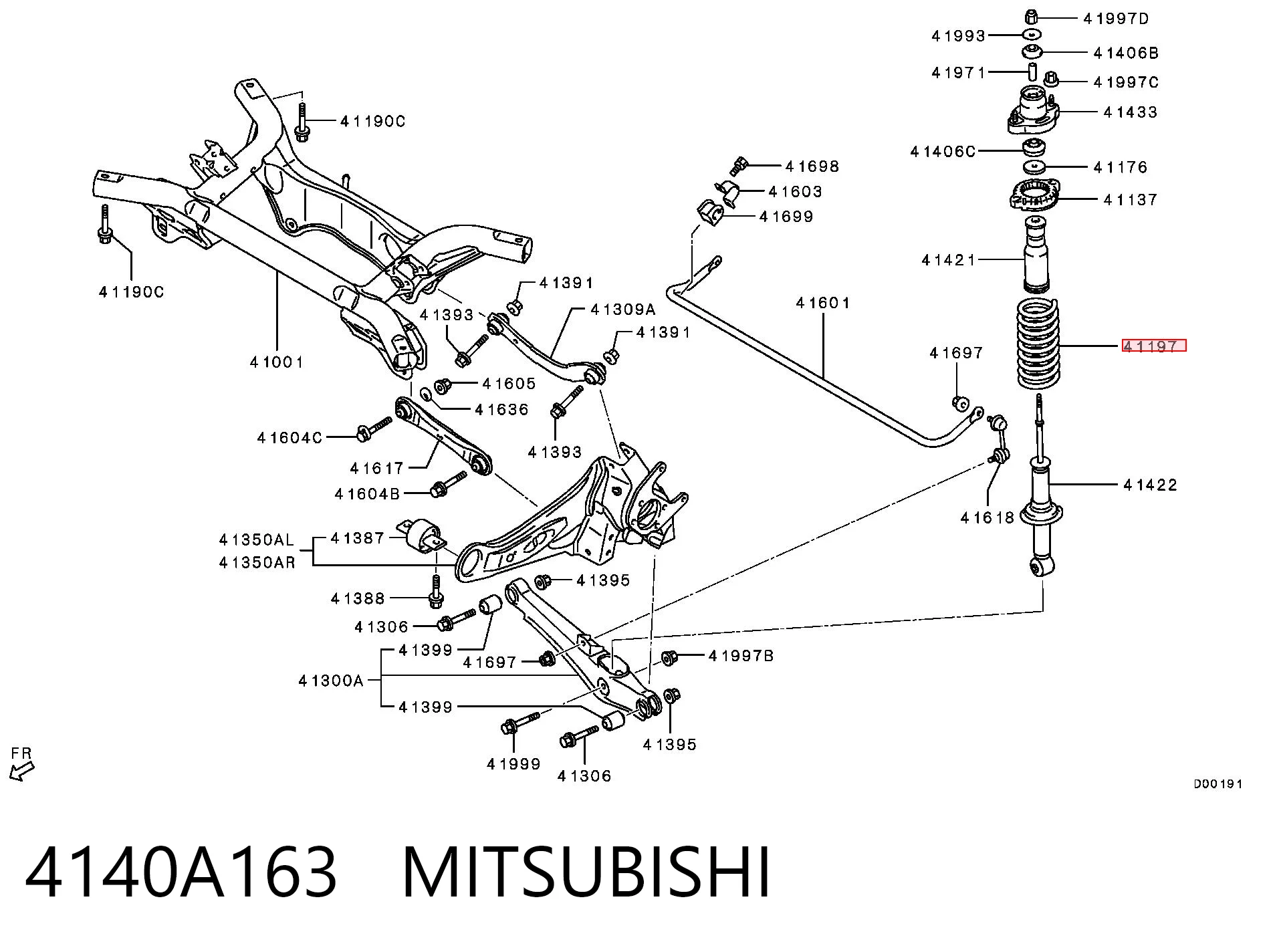 4140A163 Mitsubishi