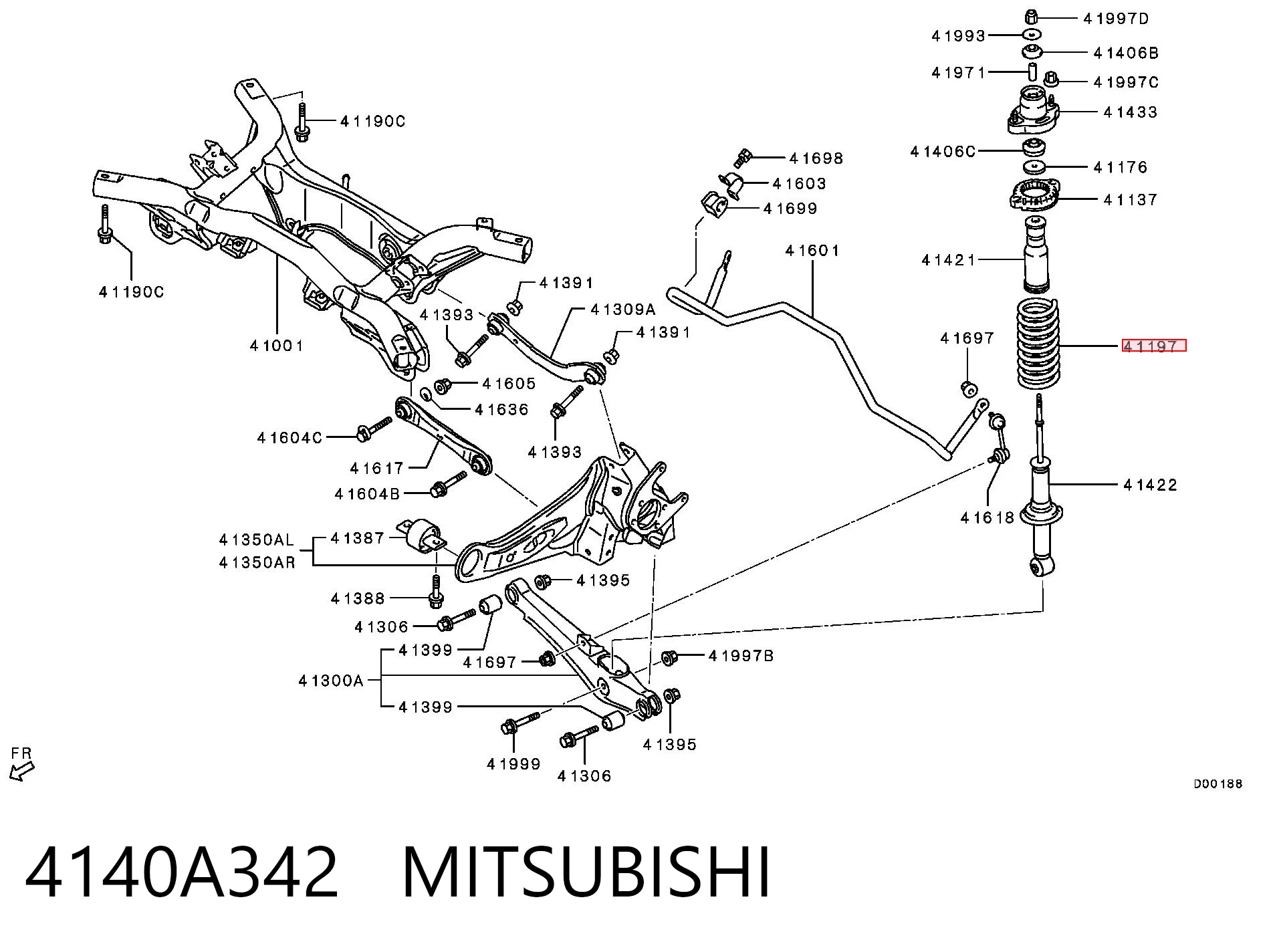 4140A342 Mitsubishi