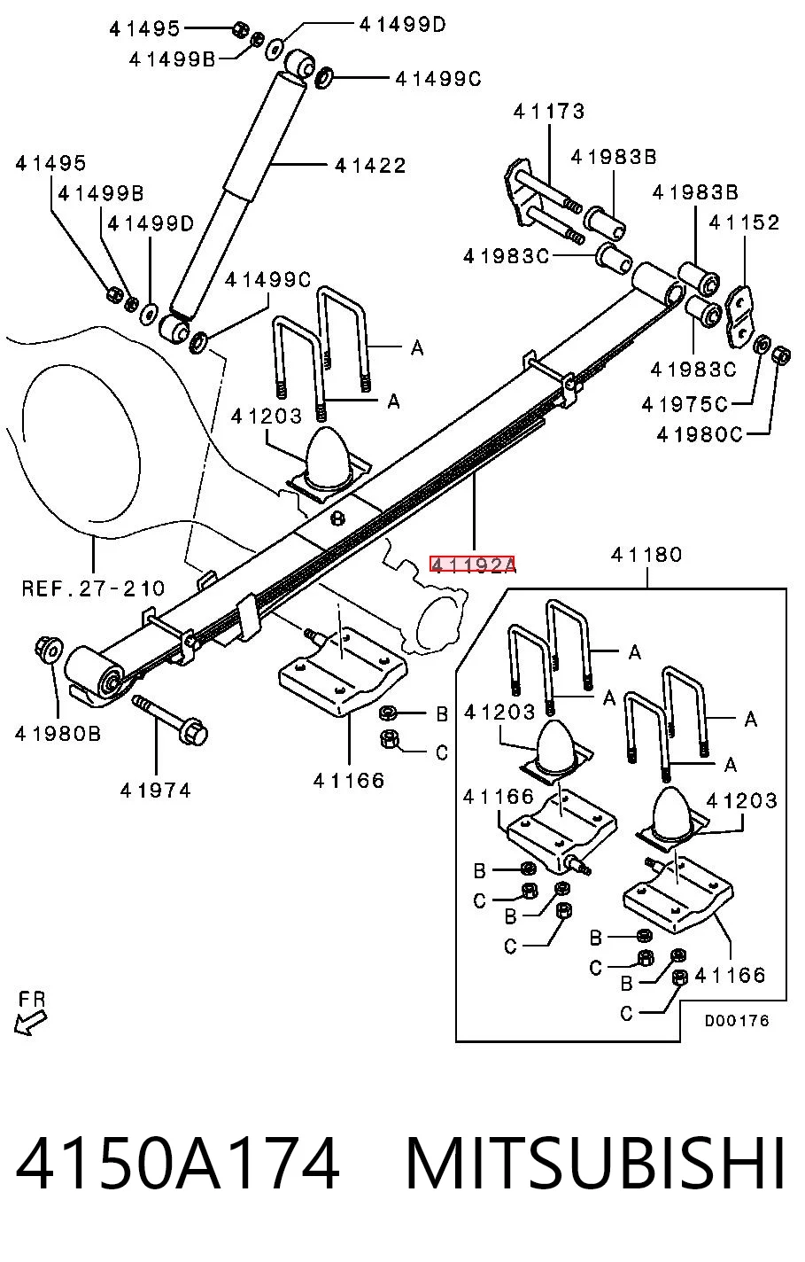 4150A174 Mitsubishi