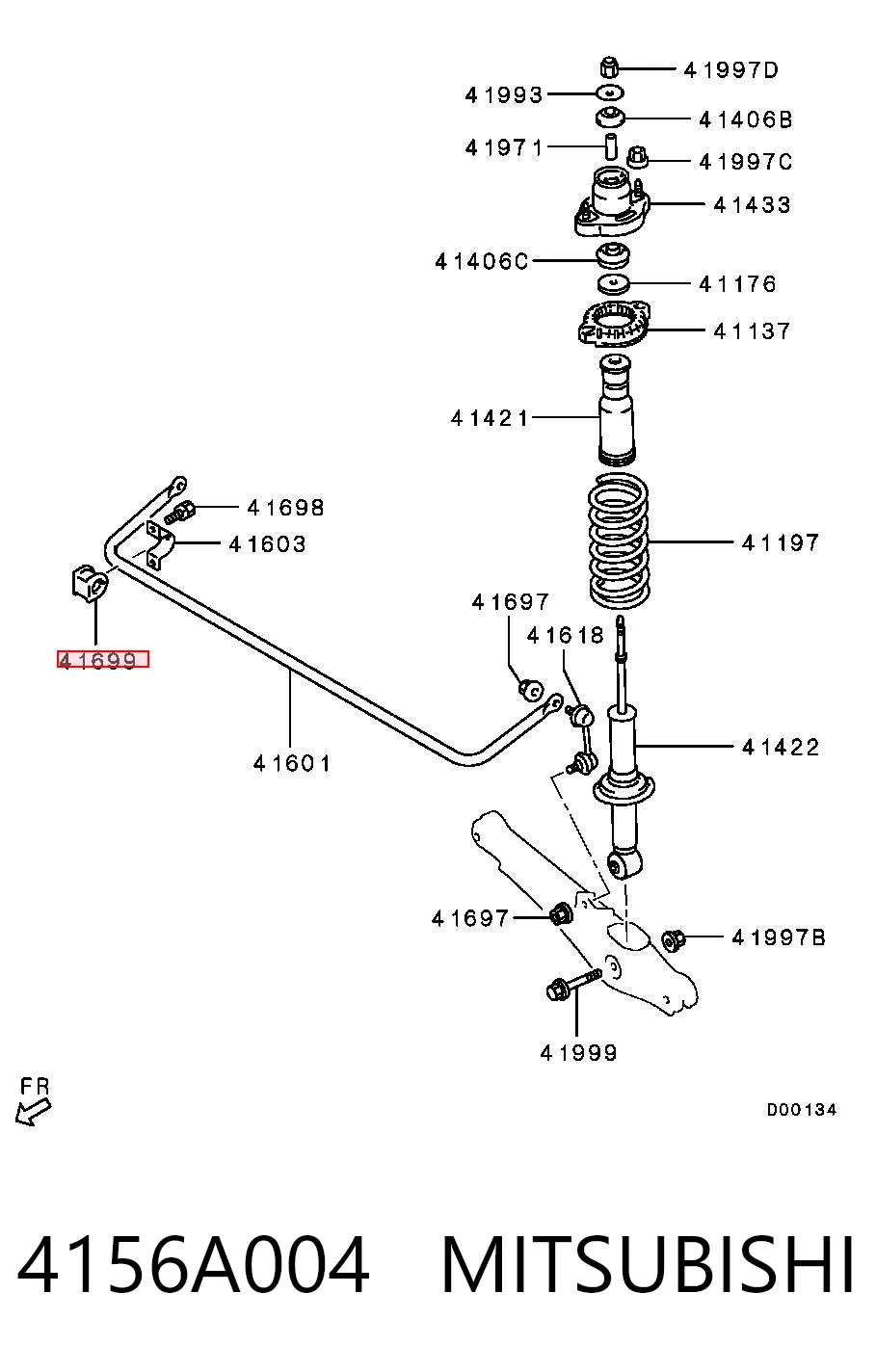 4156A004 Mitsubishi