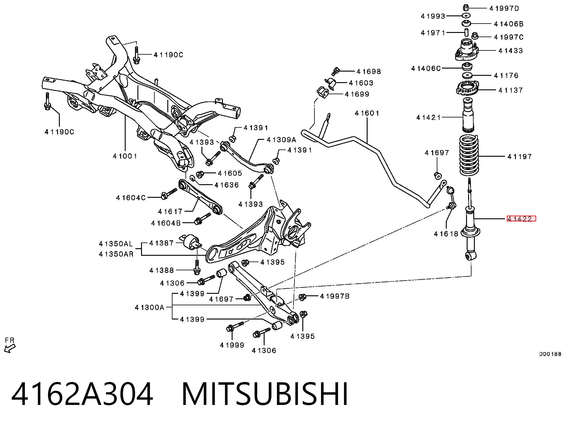  para Mitsubishi Outlander III (GF, GG)