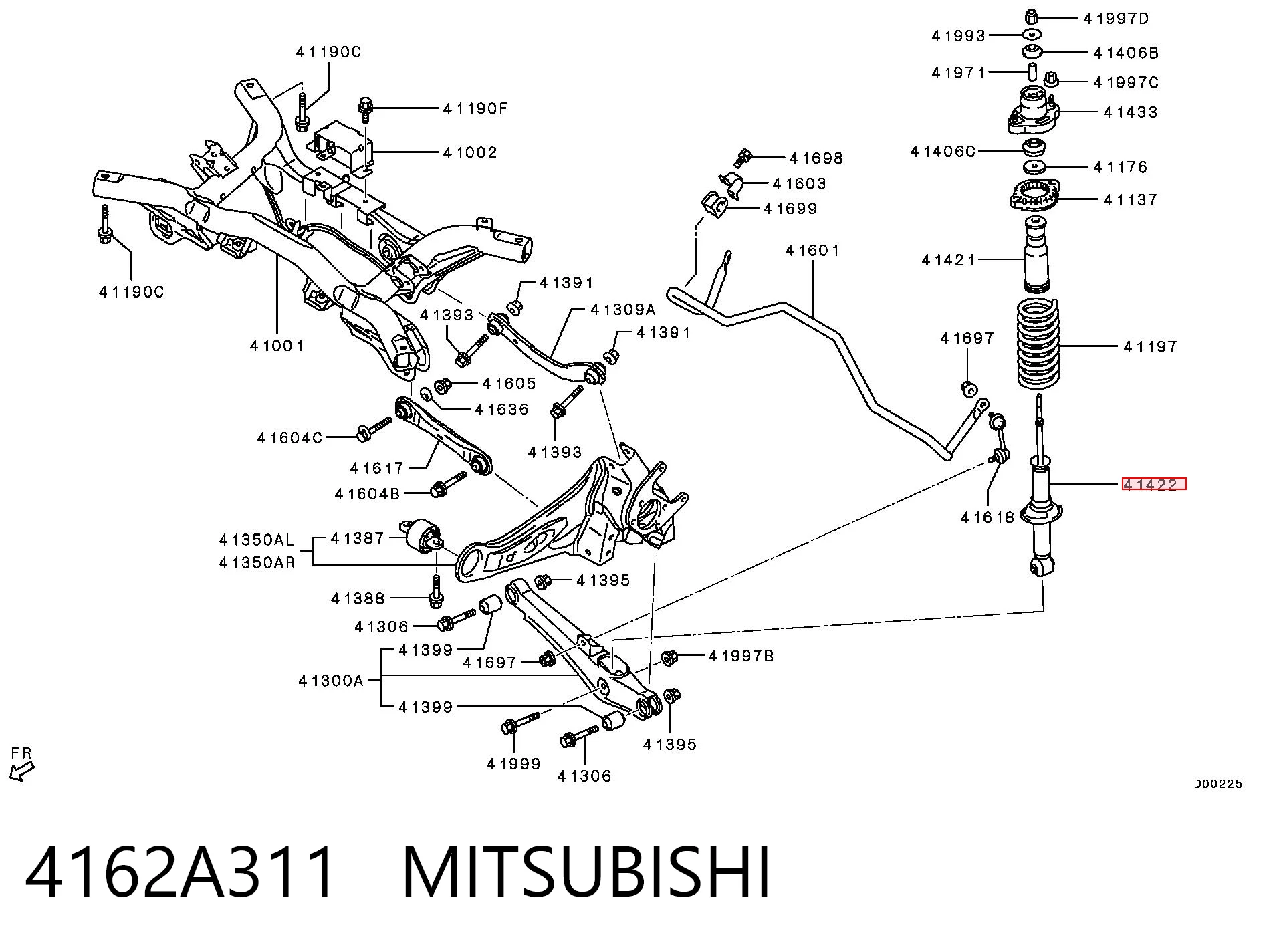 4162A311 Mitsubishi
