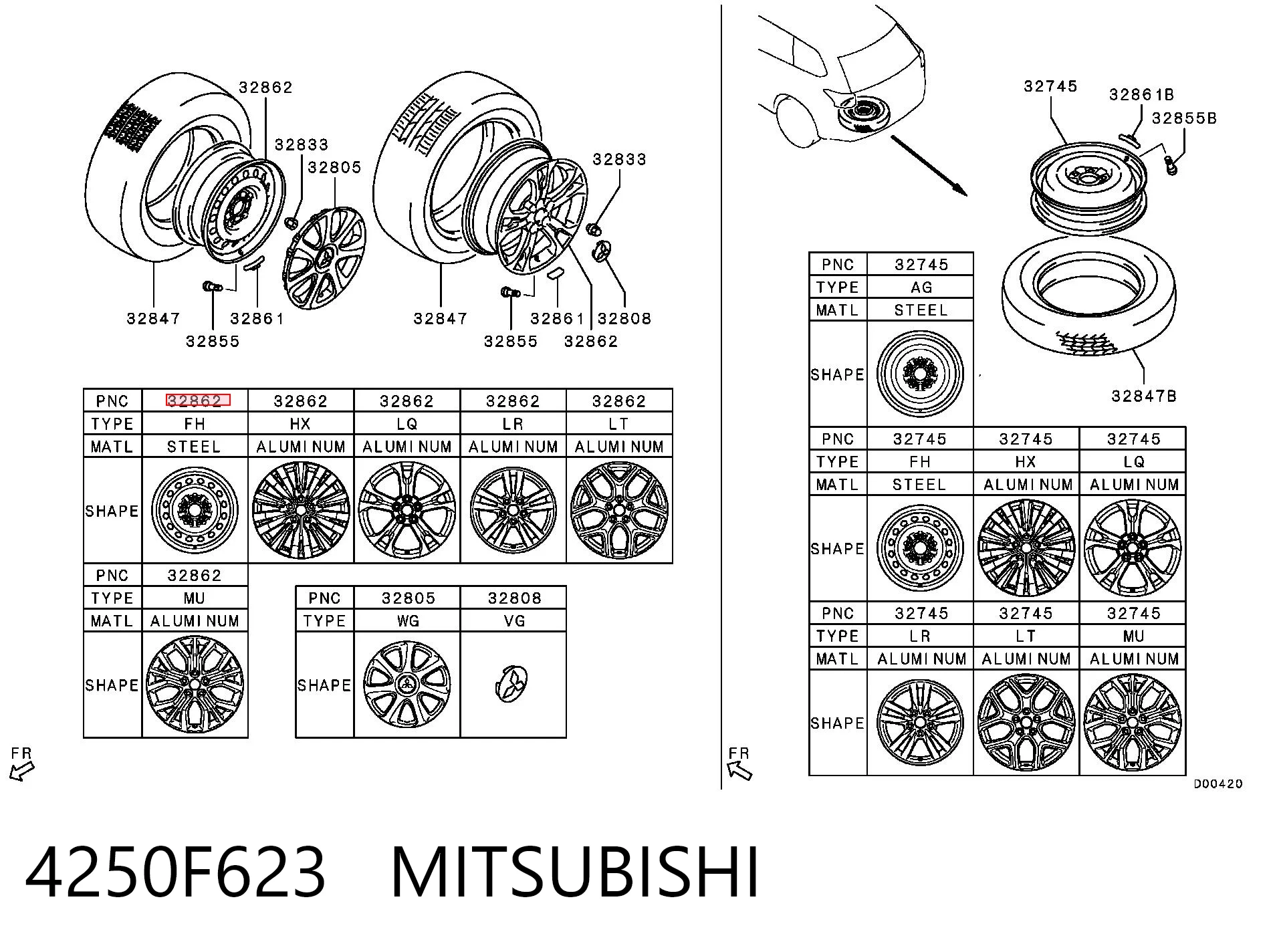 4250F623 Mitsubishi