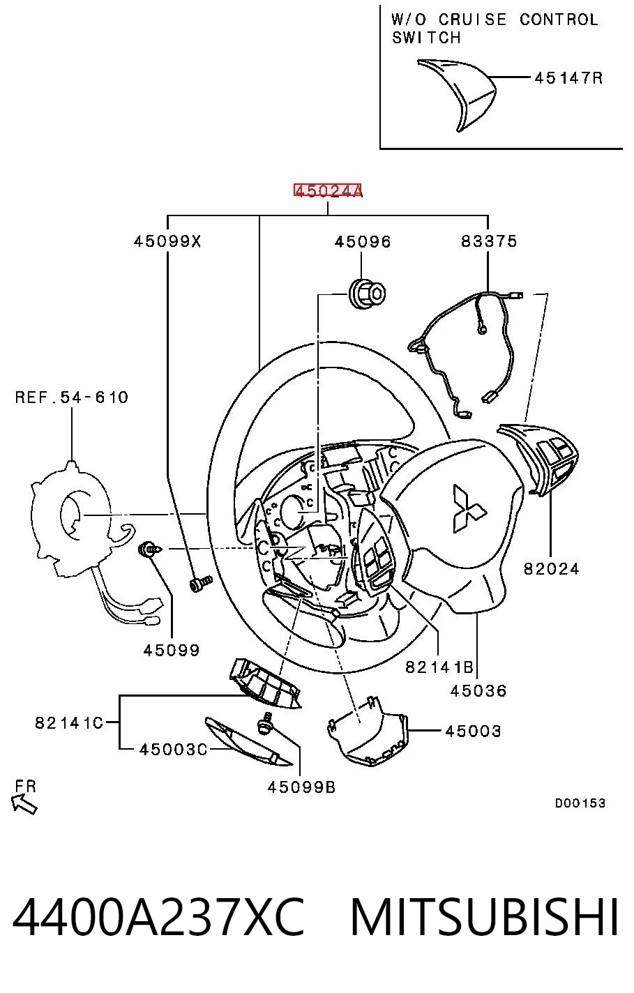 Volante Mitsubishi Lancer  CY_A, CZ_A ao melhor preço