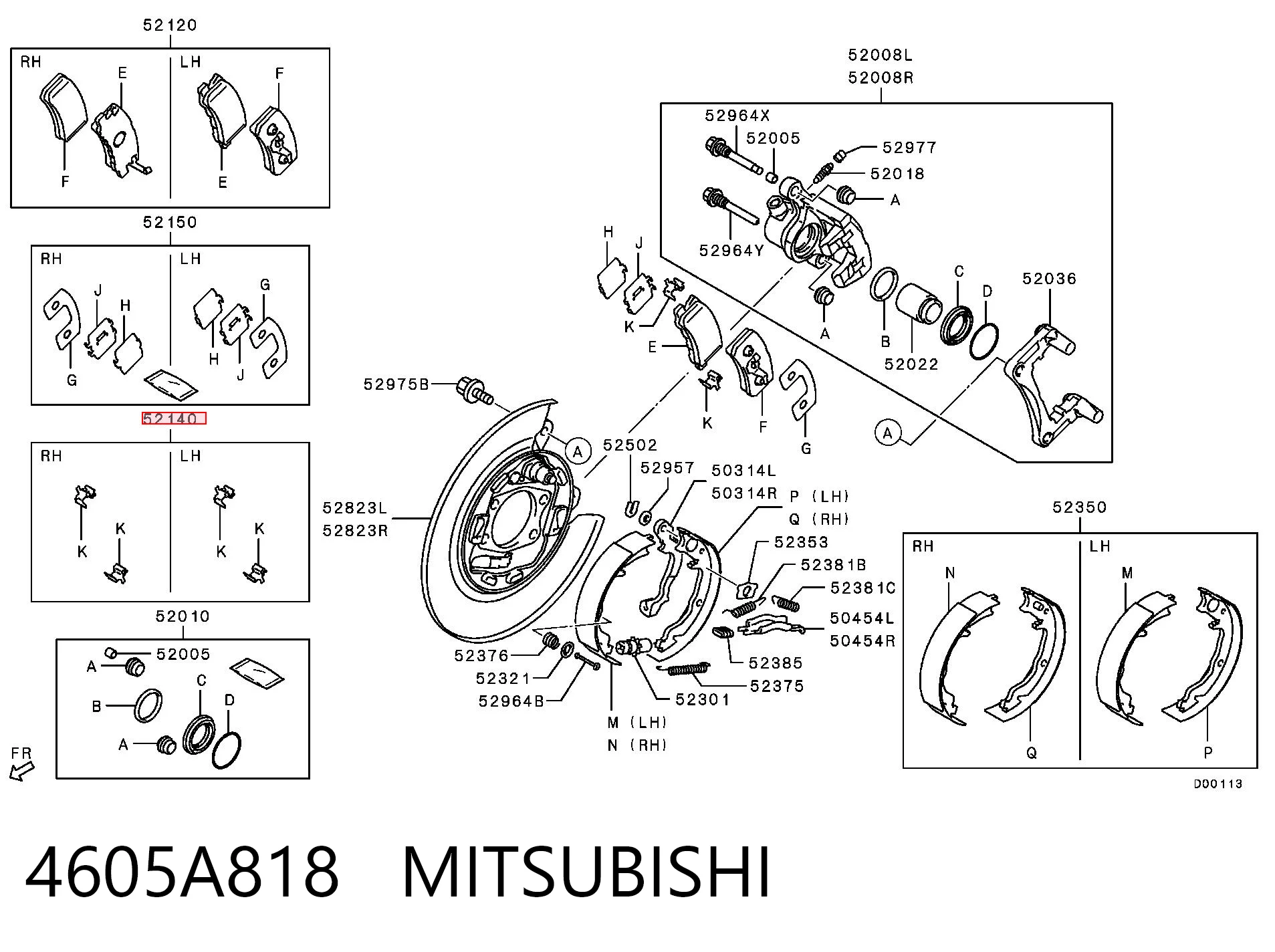 4605A818 Mitsubishi