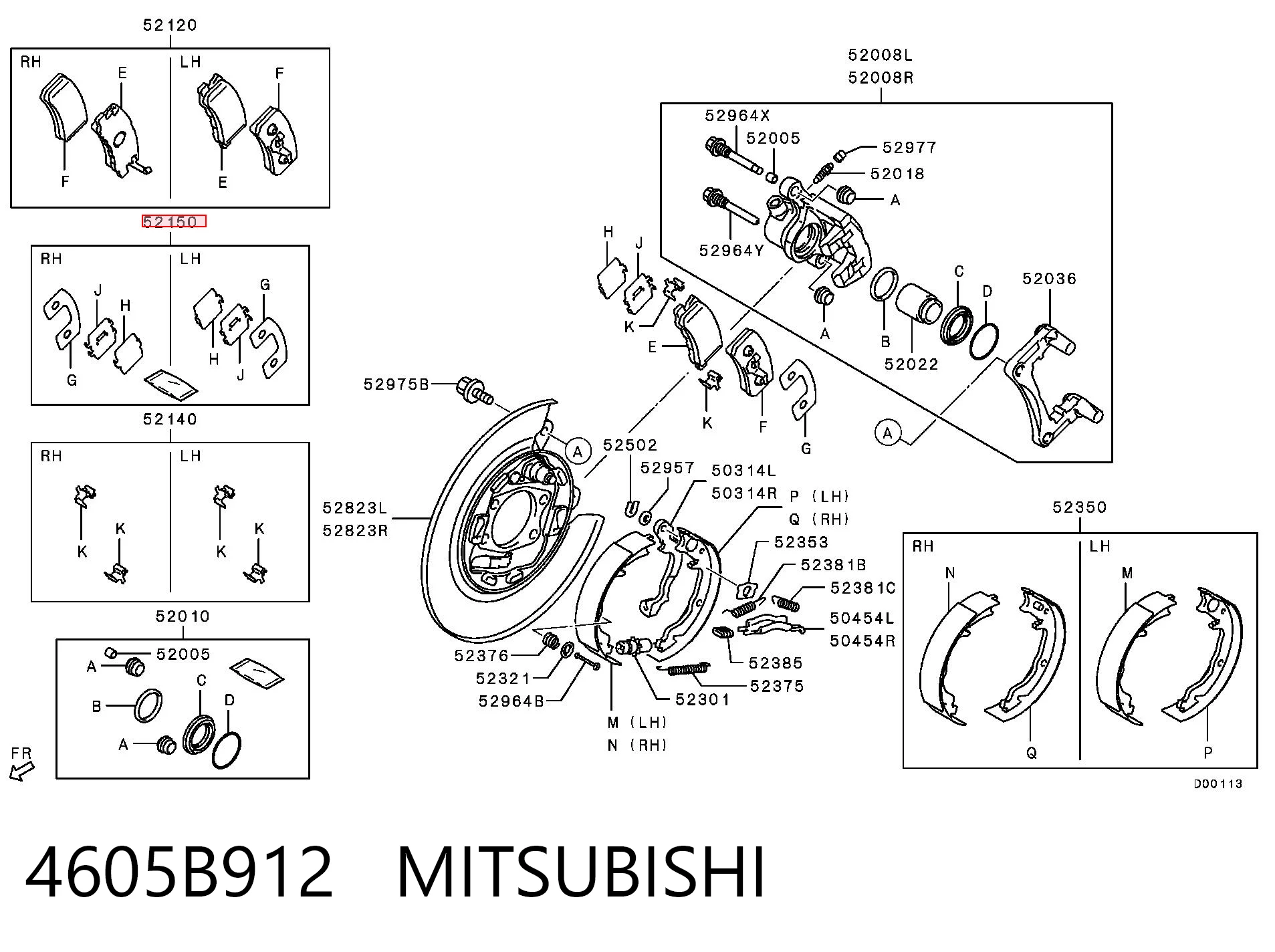 4605B912 Mitsubishi 