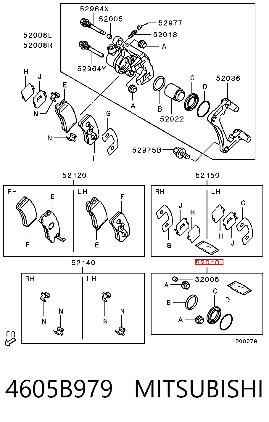 4605B979 Mitsubishi