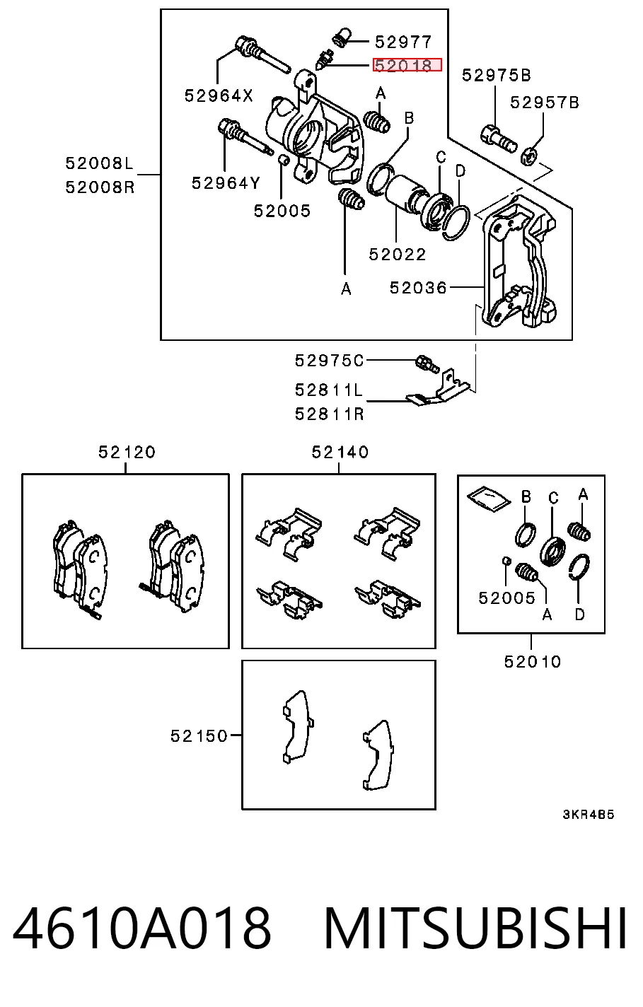 4610A018 Mitsubishi