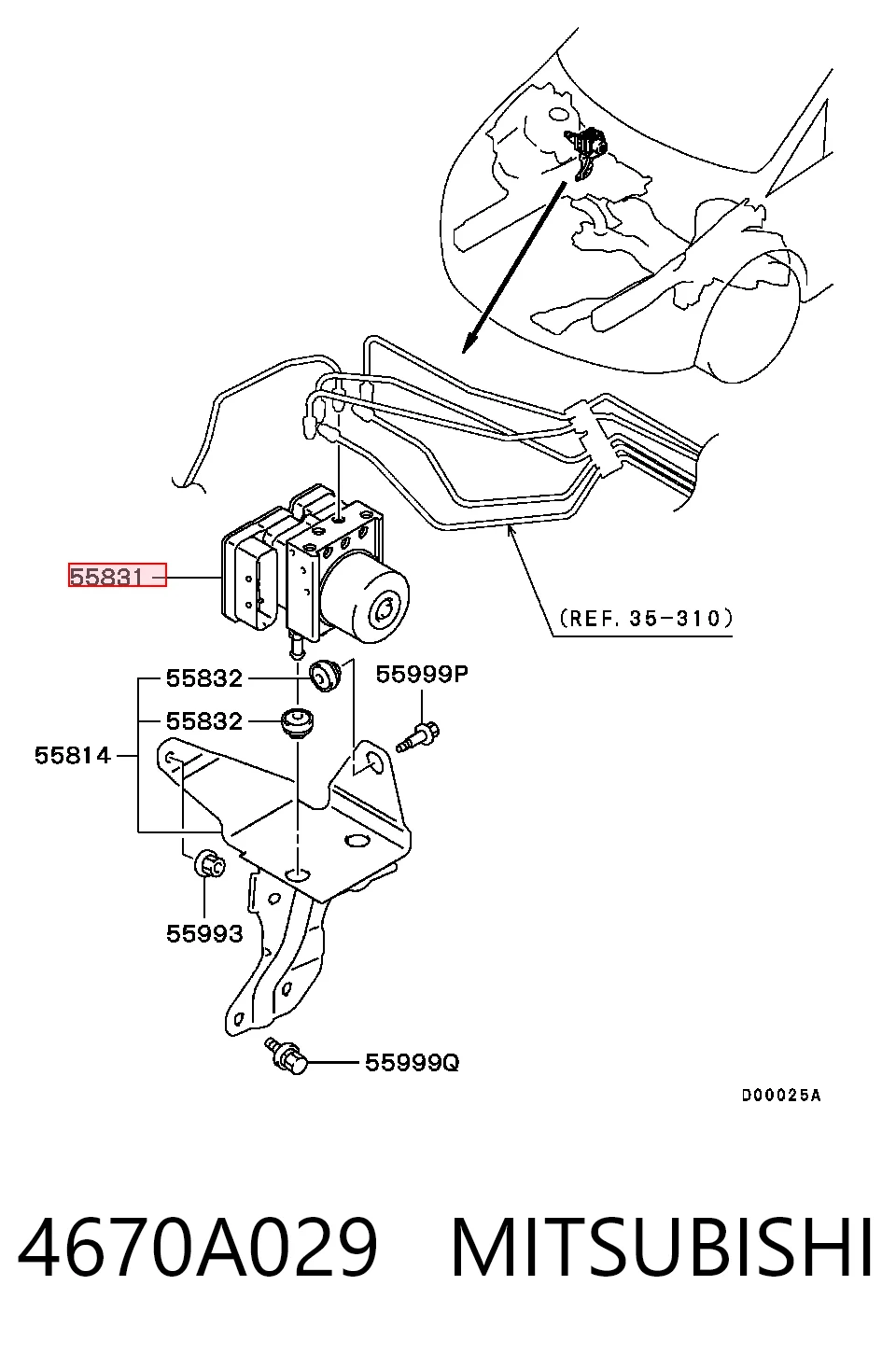Unidade hidráulico de controlo ABS Mitsubishi Grandis  NAW ao melhor preço