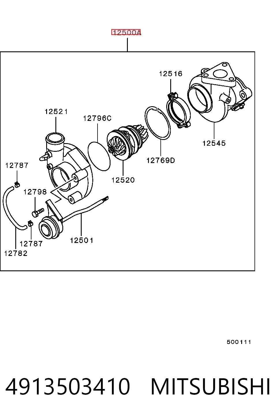 Turbina Mitsubishi Pajero preço, a partir de 169,15 USD