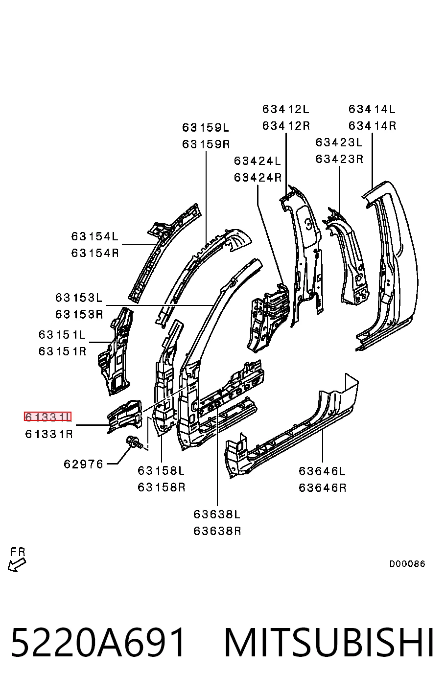 5220A691 Mitsubishi