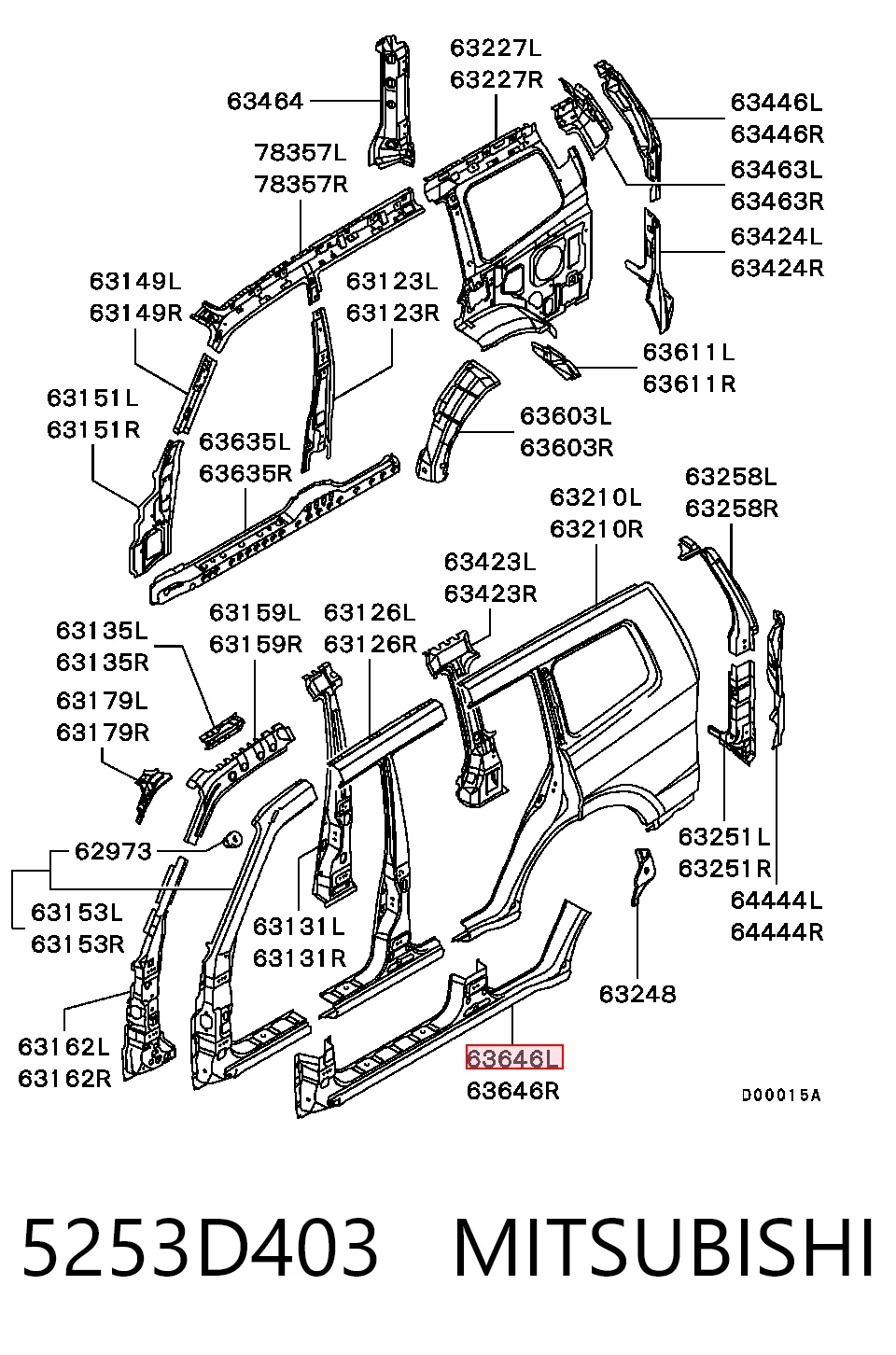 5253D403 Mitsubishi